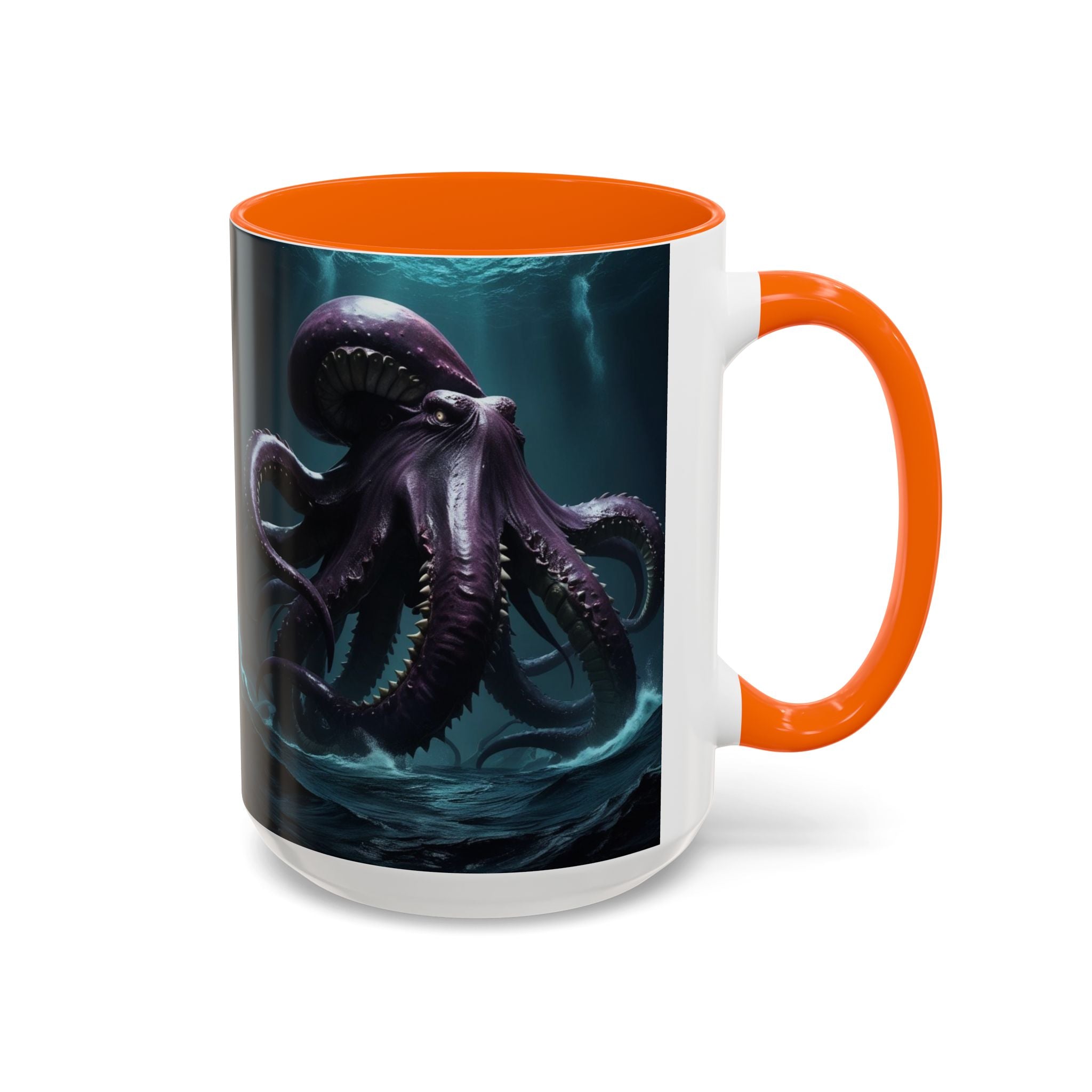 Kraken Coffee Cup: Giant Squid Coffee Mug, Mythical Creature, Octopus Gift