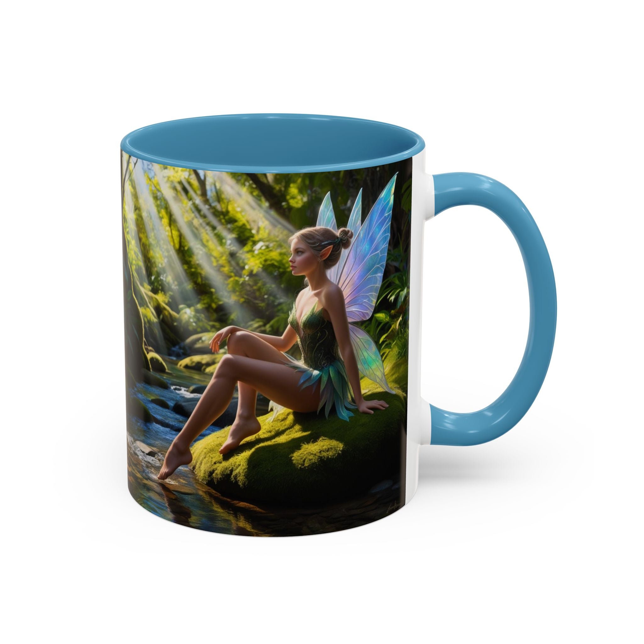 Fairy Garden Mug: Enchanted Forest Coffee Cup, Cottagecore Fantasy Gift