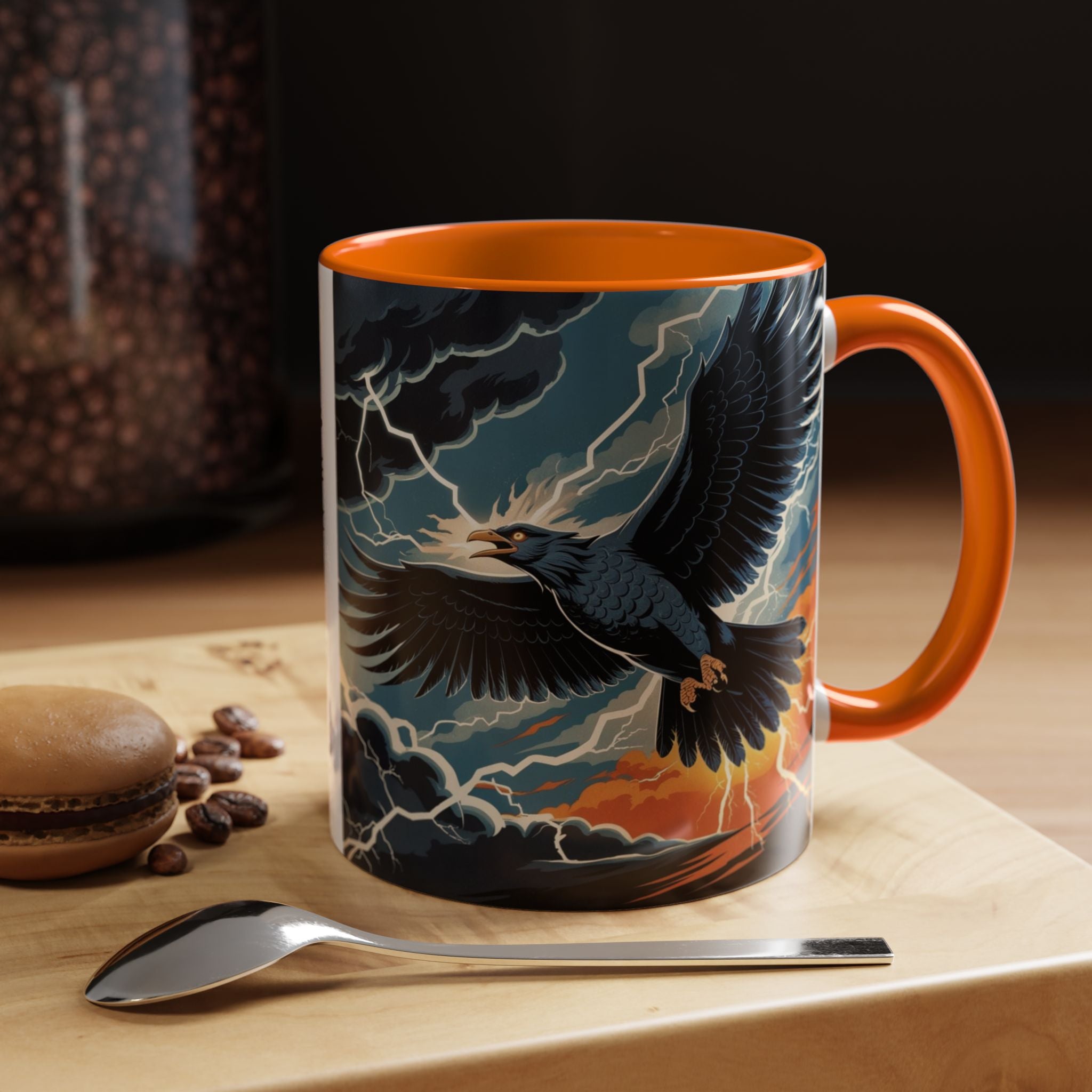 Thunderbird Coffee Cup: Native American Folklore, Legendary Creature, Coffee Mug Gift