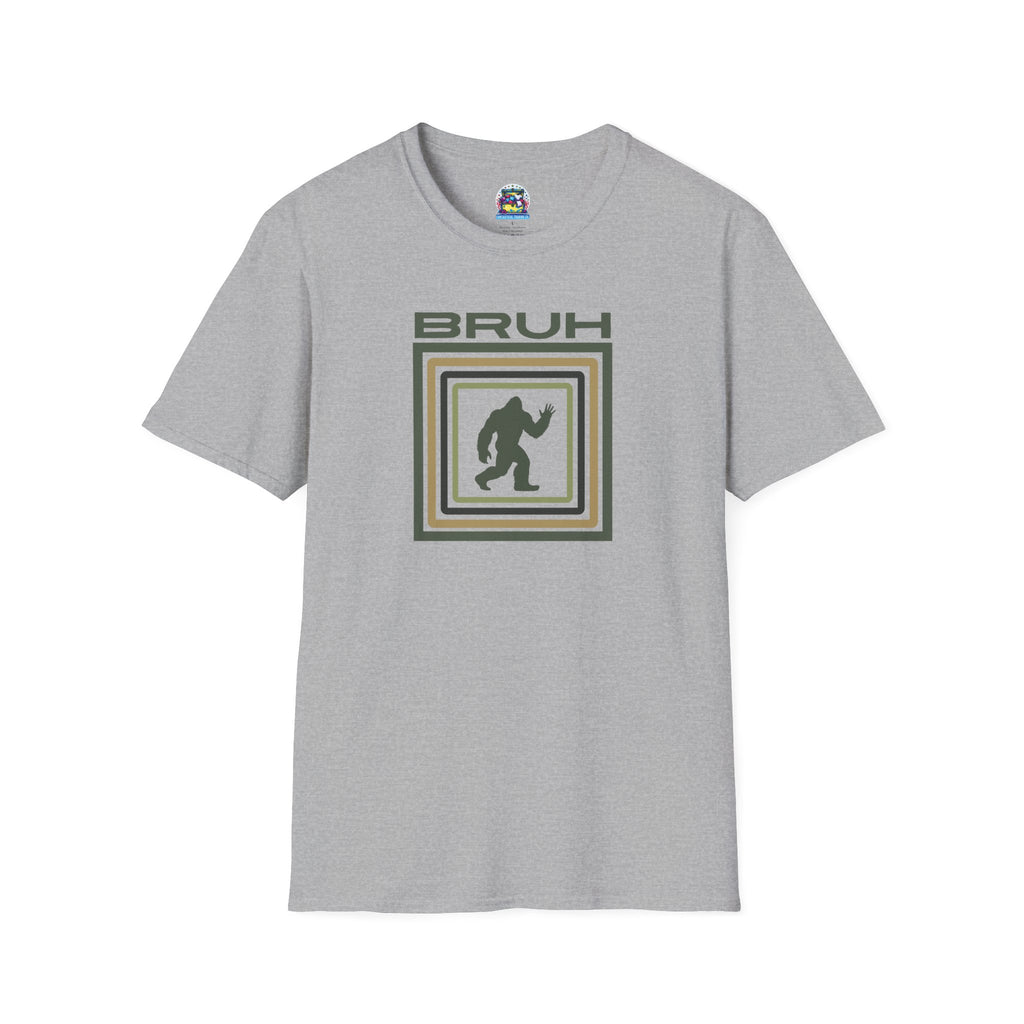 Bigfoot Graphic Tee: Sasquatch Shirt, Bruh, Mythical Cryptid, Soft Cotton T-Shirt