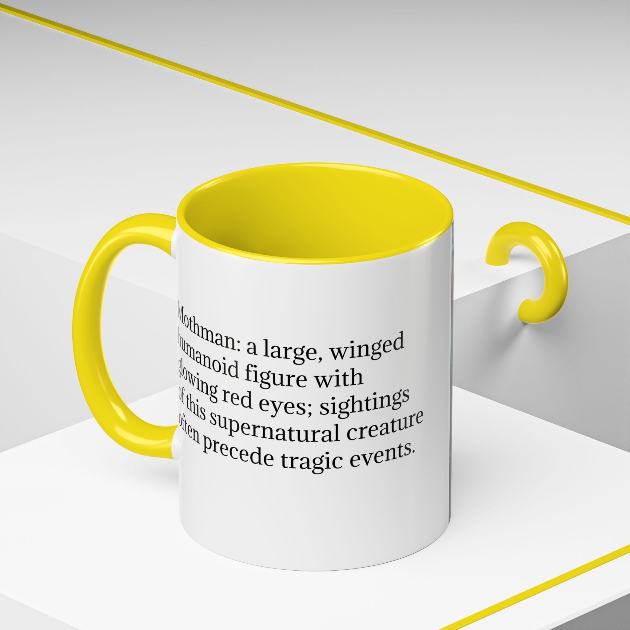 Mothman Mug: Supernatural Coffee Cup, Mythical Creature, Urban Legend (Forrest)