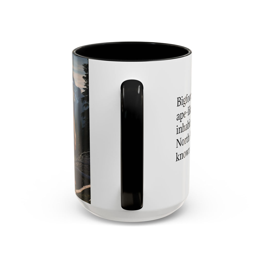 Bigfoot Mug: Sasquatch Coffee Cup, Mythical Creature, Camping Mugs for Men, Cryptozoology