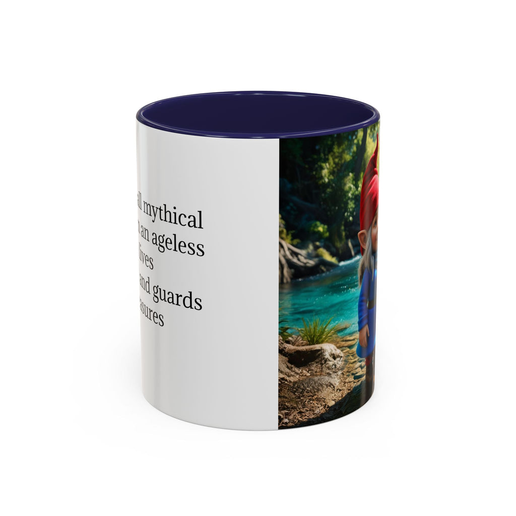 Gnome Mug: Scandinavian Nisse, Nordic Folklore Gift, Mythical Creature Coffee Cup