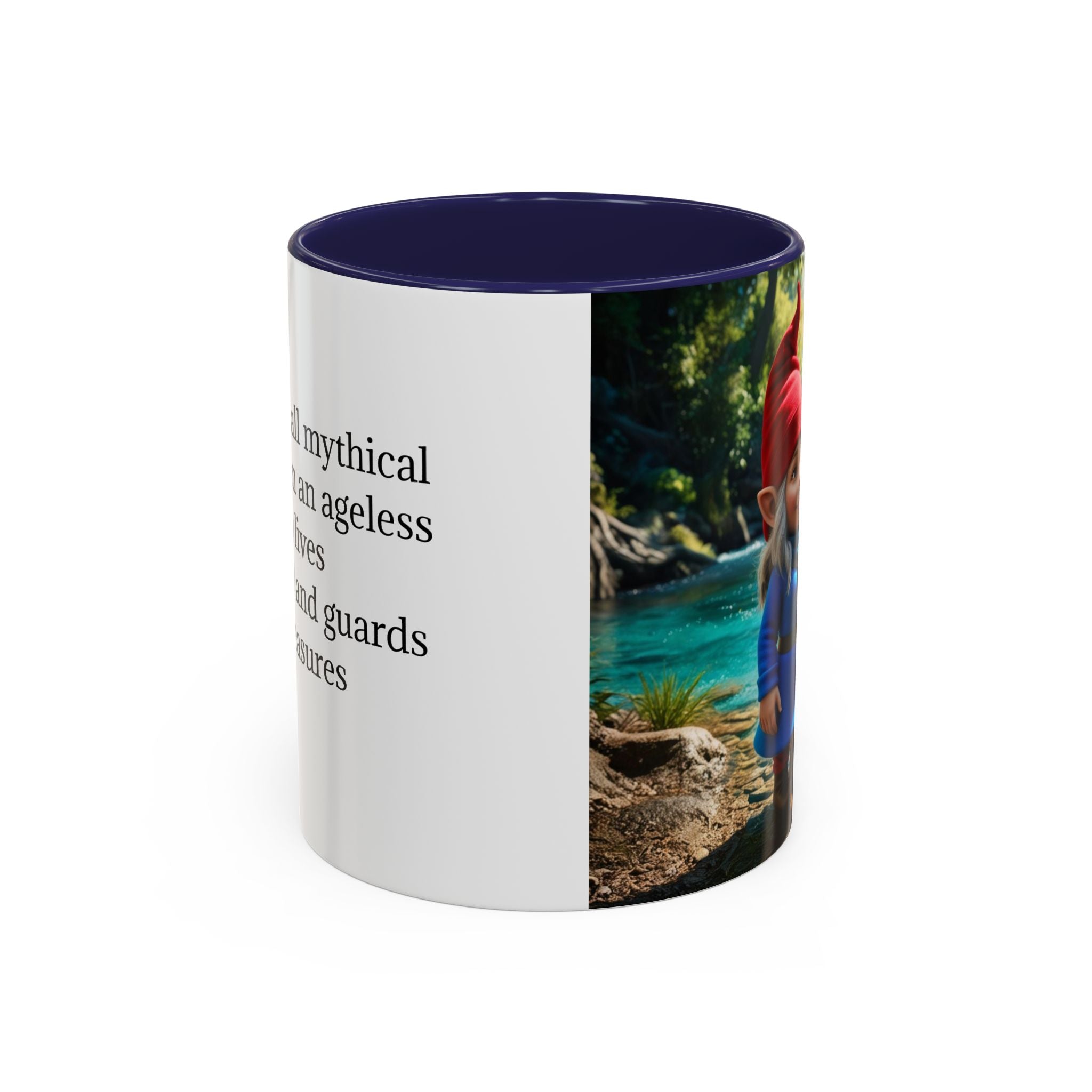 Gnome Mug: Scandinavian Nisse, Nordic Folklore Gift, Mythical Creature Coffee Cup