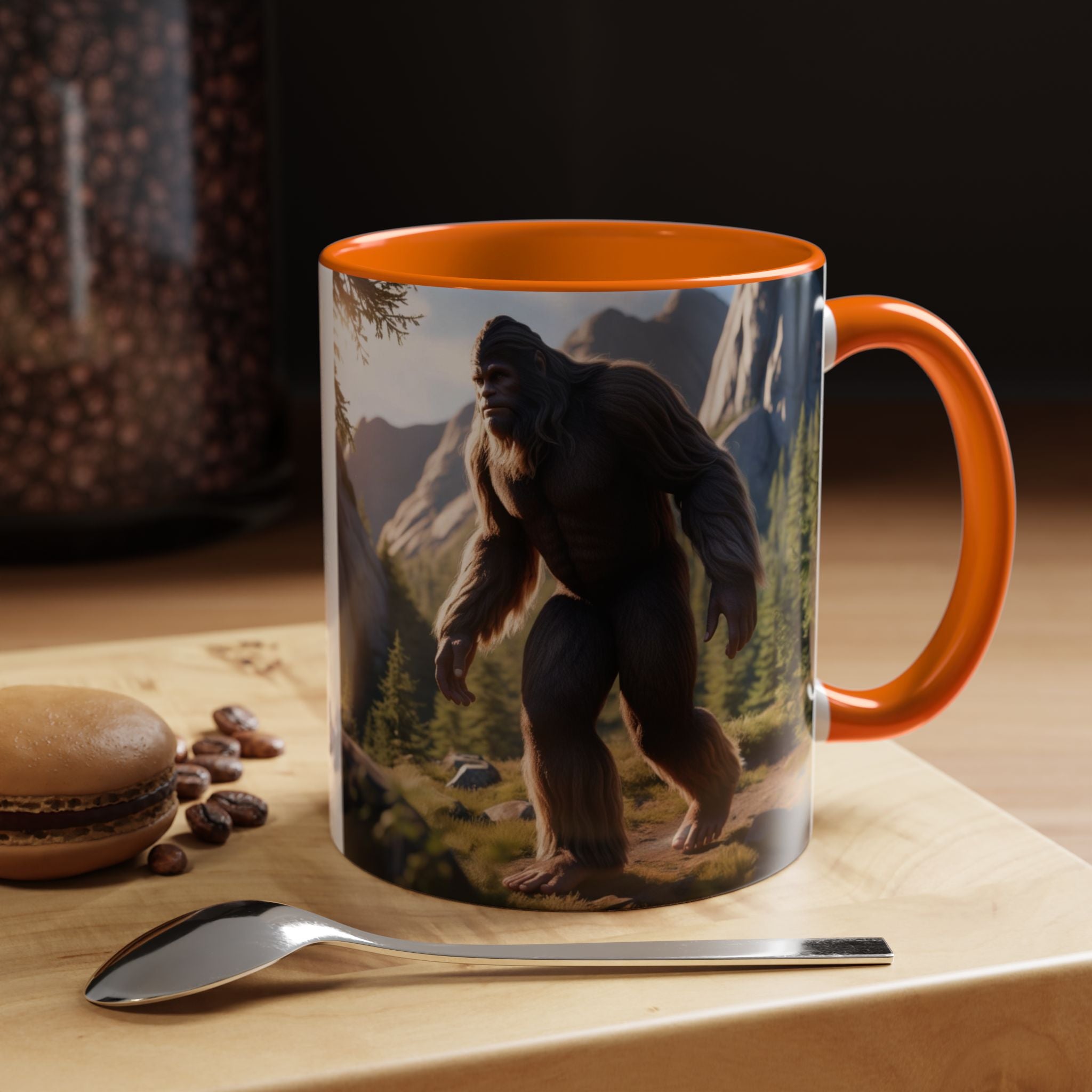 Bigfoot Coffee Cup: Sasquatch Coffee Mug, Pacific Northwest Cryptid, Mythical Creature