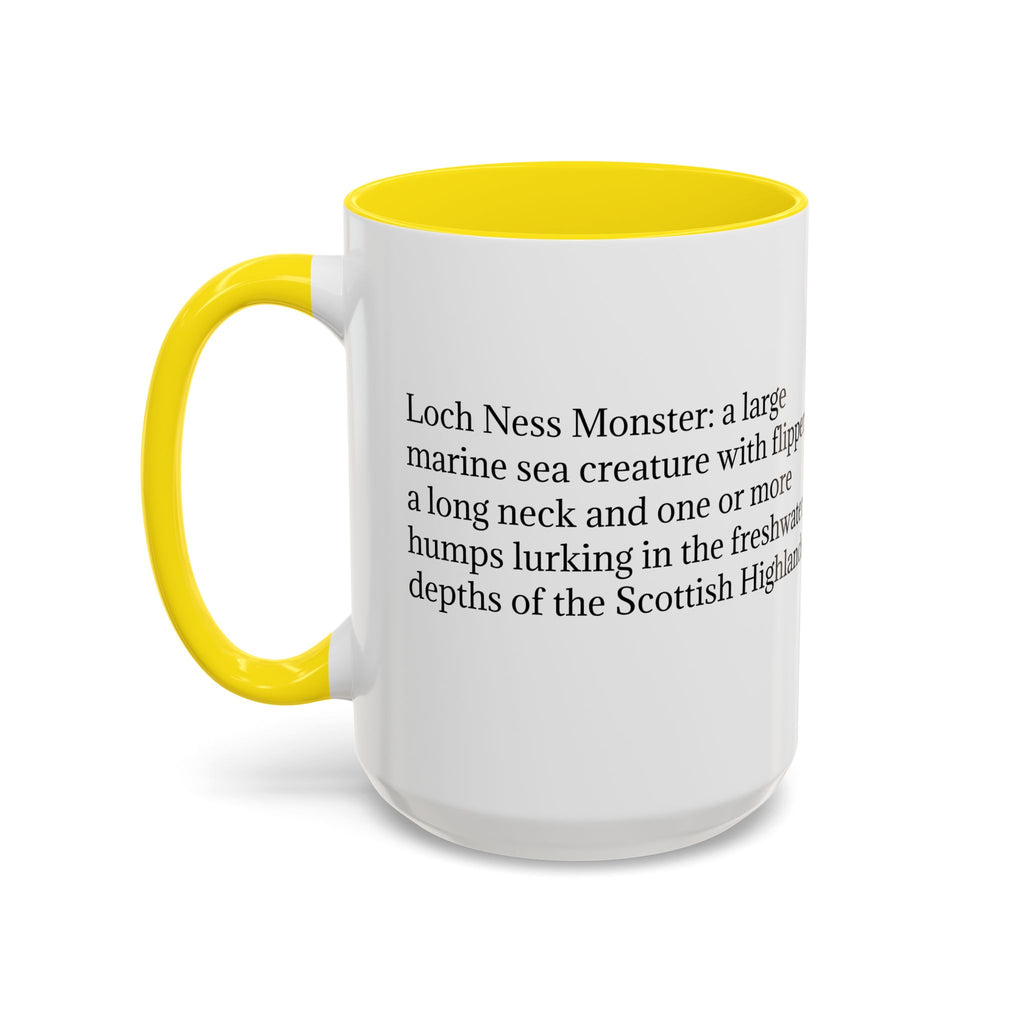 Loch Ness Monster: Nessie Coffee Mug, Mythical Sea Creature, Plesiosaurus Gift