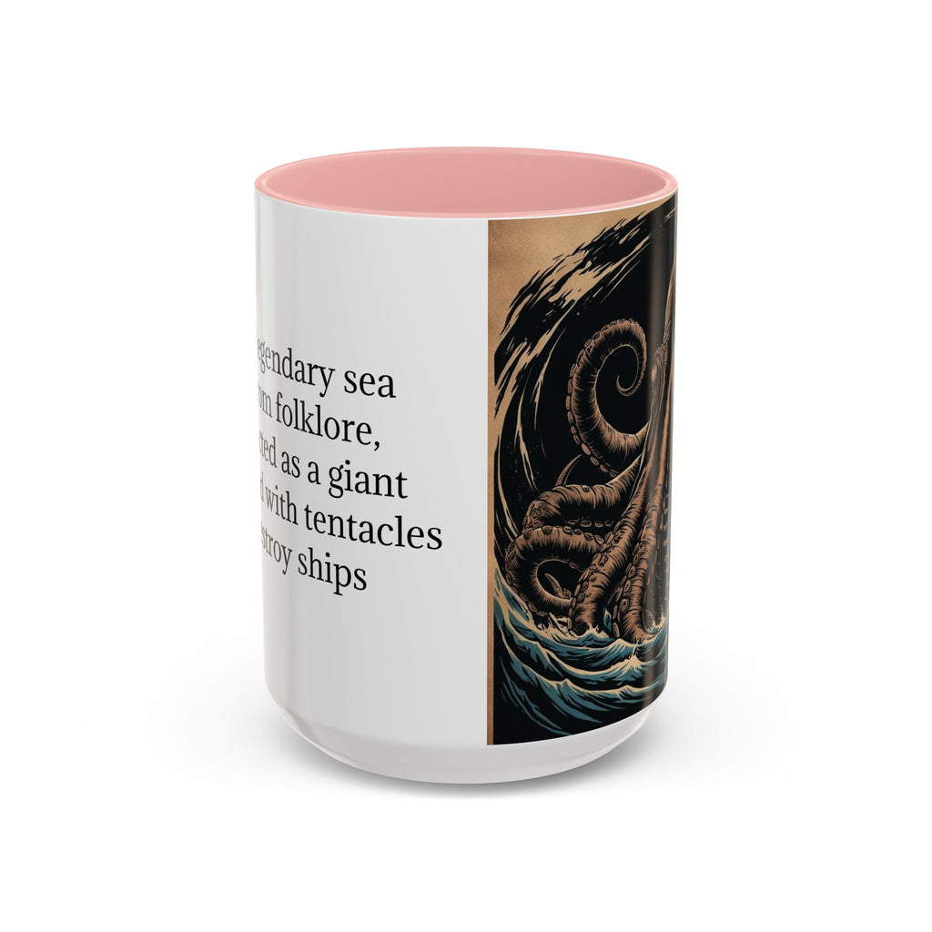 Kraken Coffee Mug: Giant Squid Coffee Cup, Sea Creature, Mugs for Men