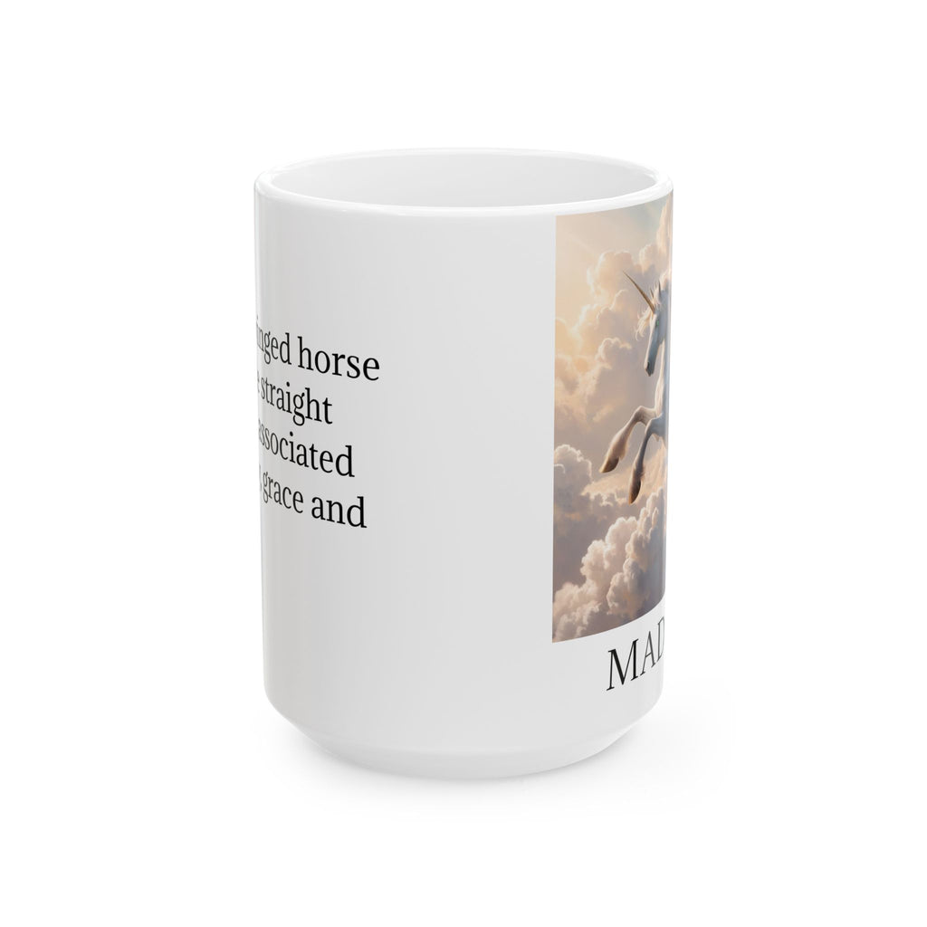 Personalized Unicorn Coffee Mug: Mythical Creature, Enchanted Alicorn, Customizable Gift