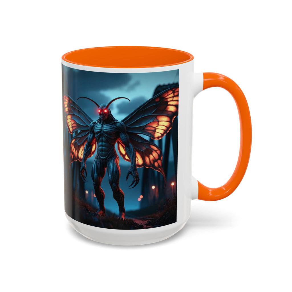 Mothman Coffee Mug: Supernatural Monster, Legendary Creature, Cryptid Gift (Bridge)