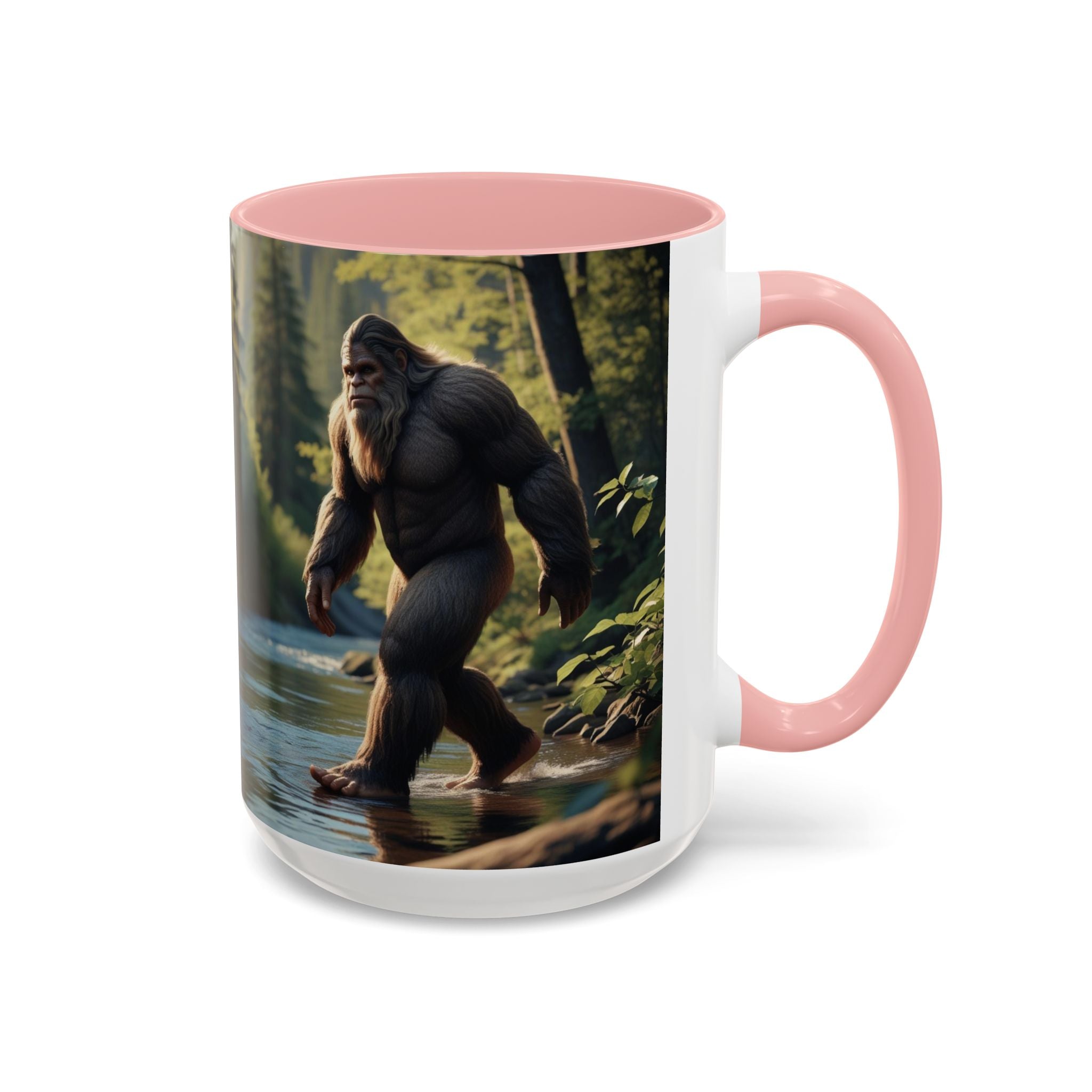 Bigfoot Coffee Mug: Sasquatch, Forest Cryptid, Mythical Creature, Camping Gift