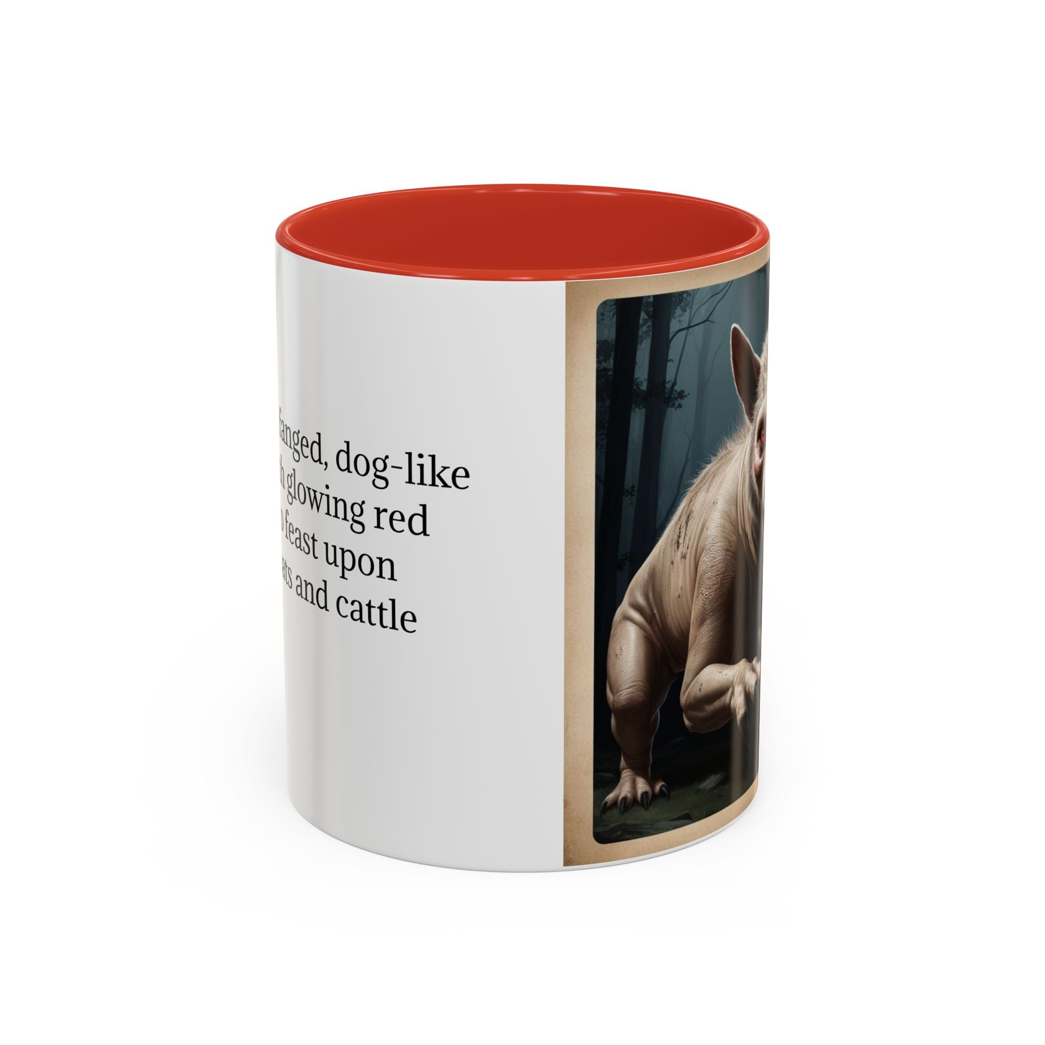 Chupacabra Mug: Supernatural Coffee Cup, Cryptid Beast, Mexican Folklore Gift