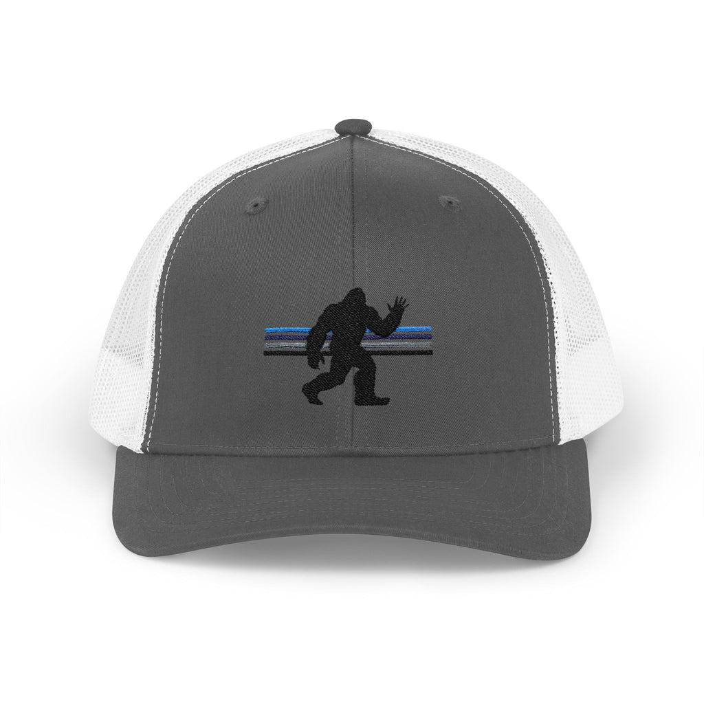 Bigfoot Baseball Cap: Sasquatch Trucker Hat, Custom Outdoor Gear, Snapback Hat