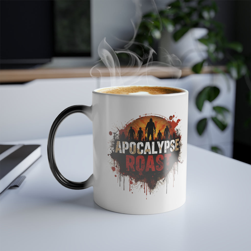 Zombie Coffee Mug: Color Changing, Apocalypse Roast, End of Days (Shipyard)