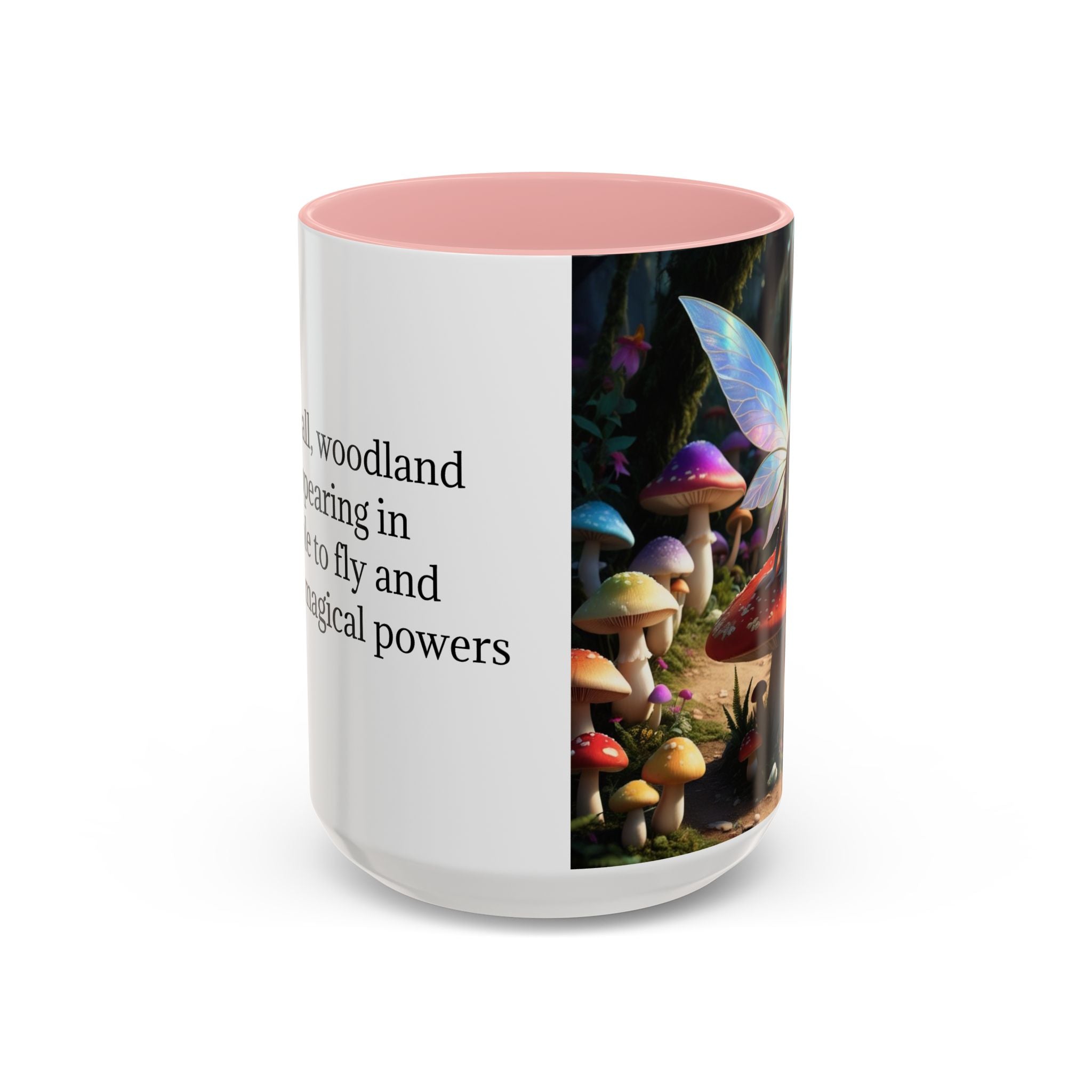 Fairy Garden Mug: Ceramic Toadstool Coffee Cup, Enchanted Forest Fantasy Gift