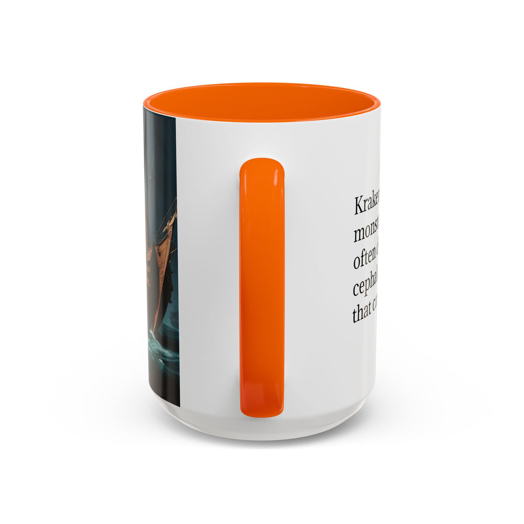 Kraken Coffee Mug: Giant Squid Coffee Cup, Legendary Monster, Nautical Gift