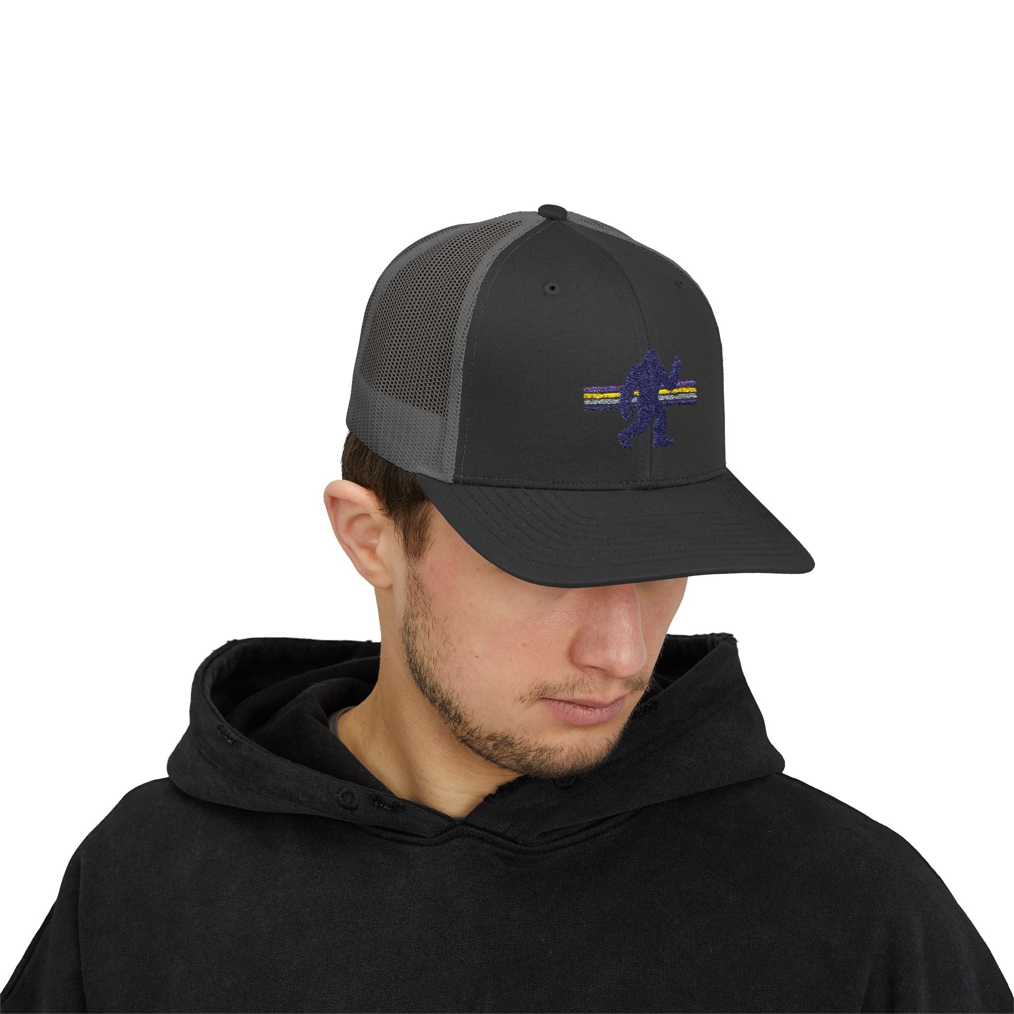 Bigfoot Baseball Cap: Sasquatch Trucker Hat, Snapback Hat, Embroidered Outdoor Gear