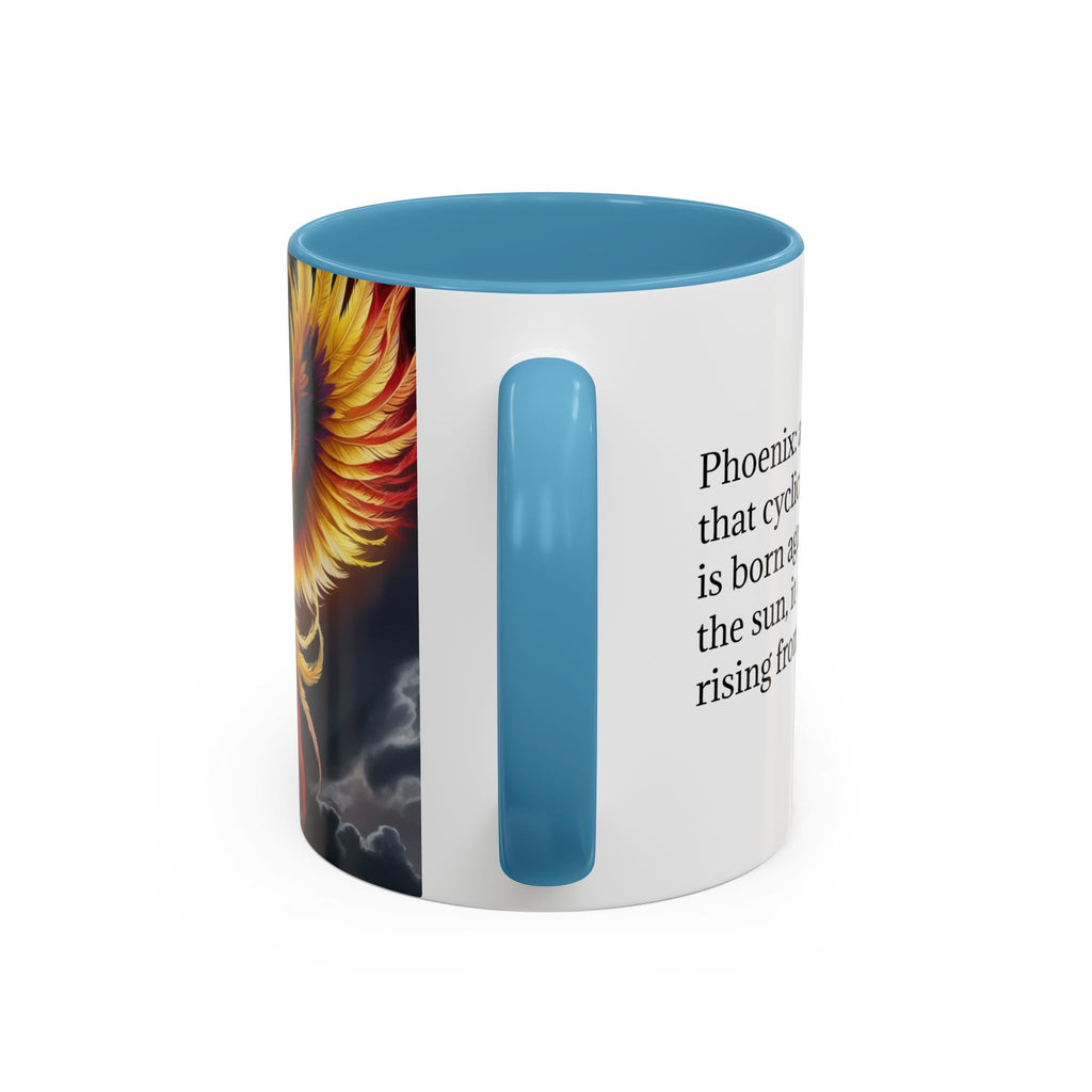 Phoenix Coffee Mug: Mythical Firebird Ceramic Cup, Fantasy Mug, Legendary Creature