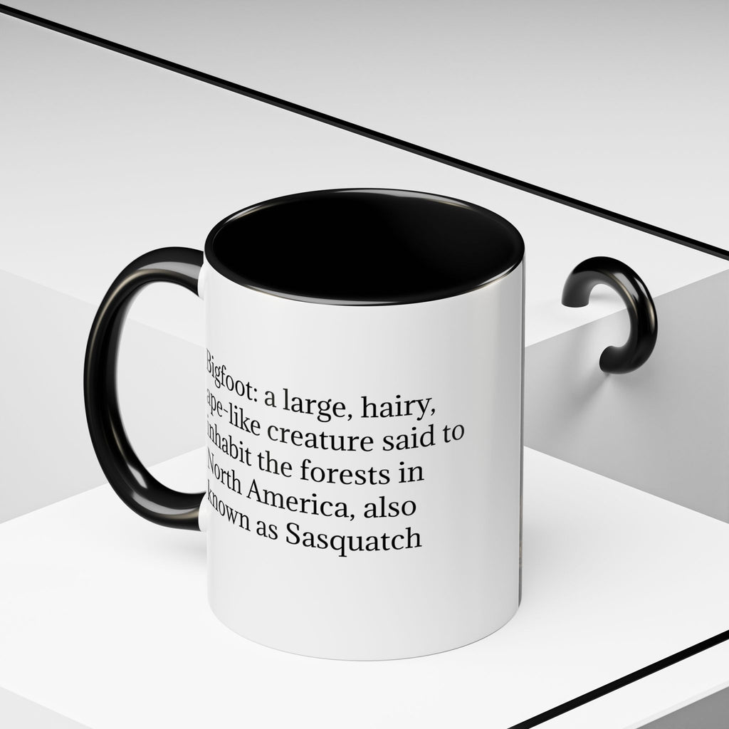 Bigfoot Mug: Sasquatch Coffee Cup, Mythical Creature, Camping Mugs for Men, Cryptozoology