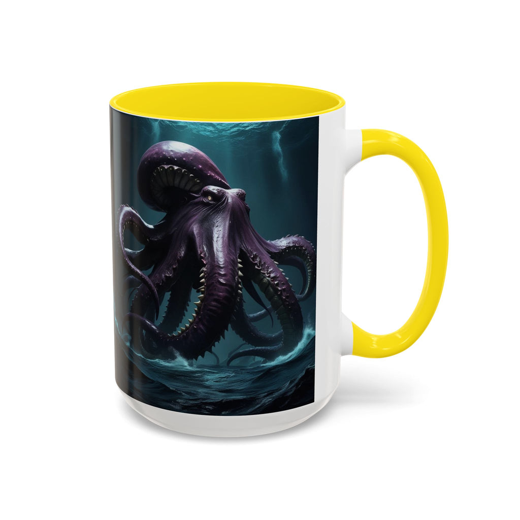 Kraken Coffee Cup: Giant Squid Coffee Mug, Mythical Creature, Octopus Gift