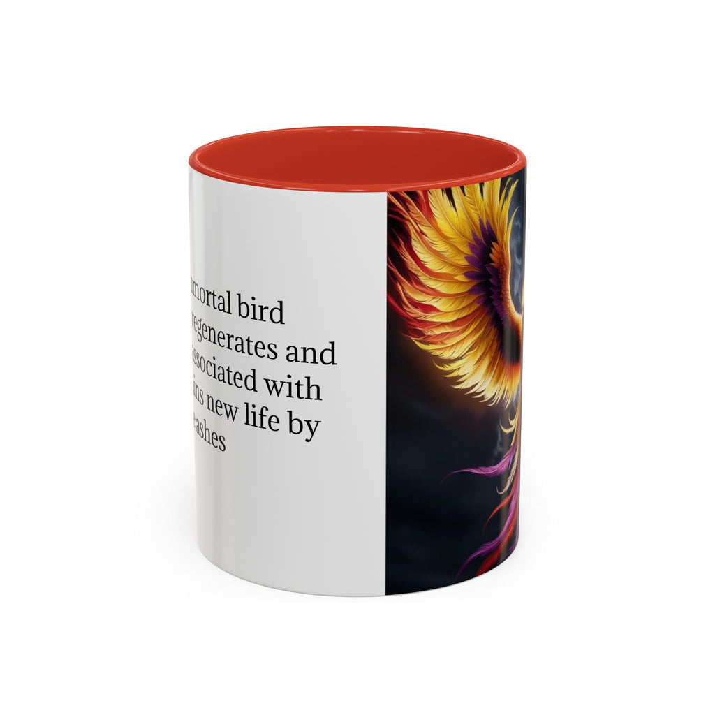 Phoenix Coffee Mug: Mythical Firebird Ceramic Cup, Fantasy Mug, Legendary Creature