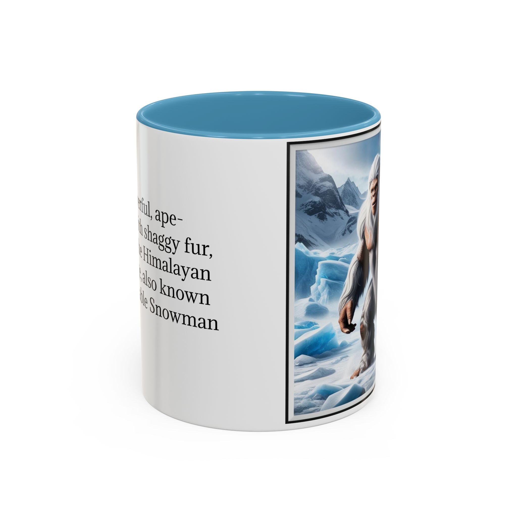 Yeti Coffee Mug: Abominable Snowman, Himalayan Mountain Cryptid, Bigfoot Camping Gift
