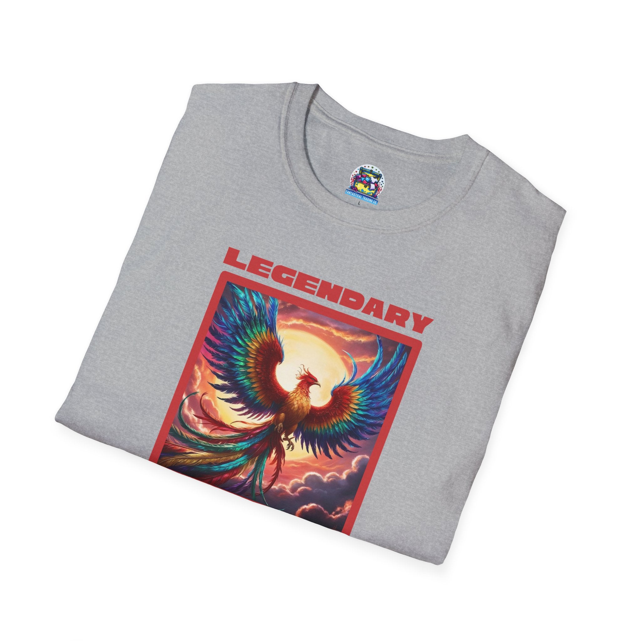 Phoenix Graphic Tee: Legendary Bird, Soft Cotton Shirt, Phoenix Rising Gift