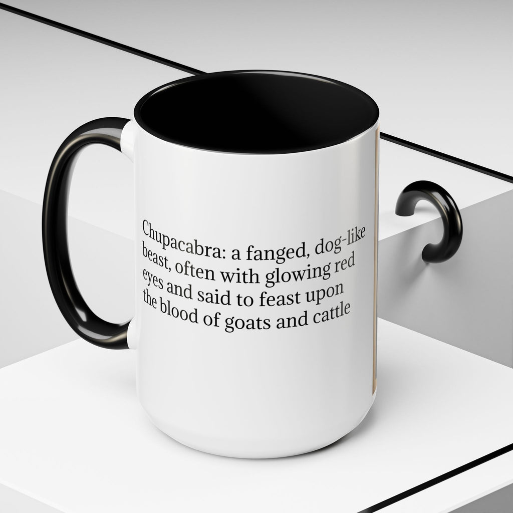 Chupacabra Mug: Supernatural Coffee Cup, Cryptid Beast, Mexican Folklore Gift