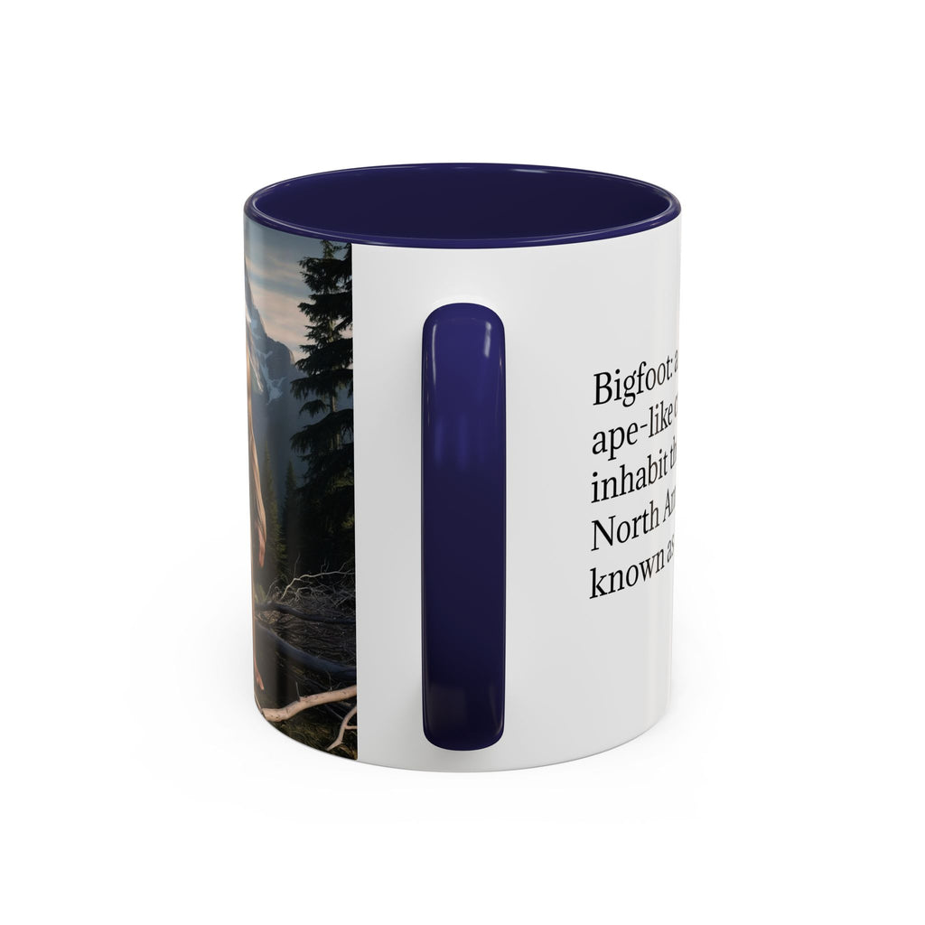 Bigfoot Mug: Sasquatch Coffee Cup, Mythical Creature, Camping Mugs for Men, Cryptozoology