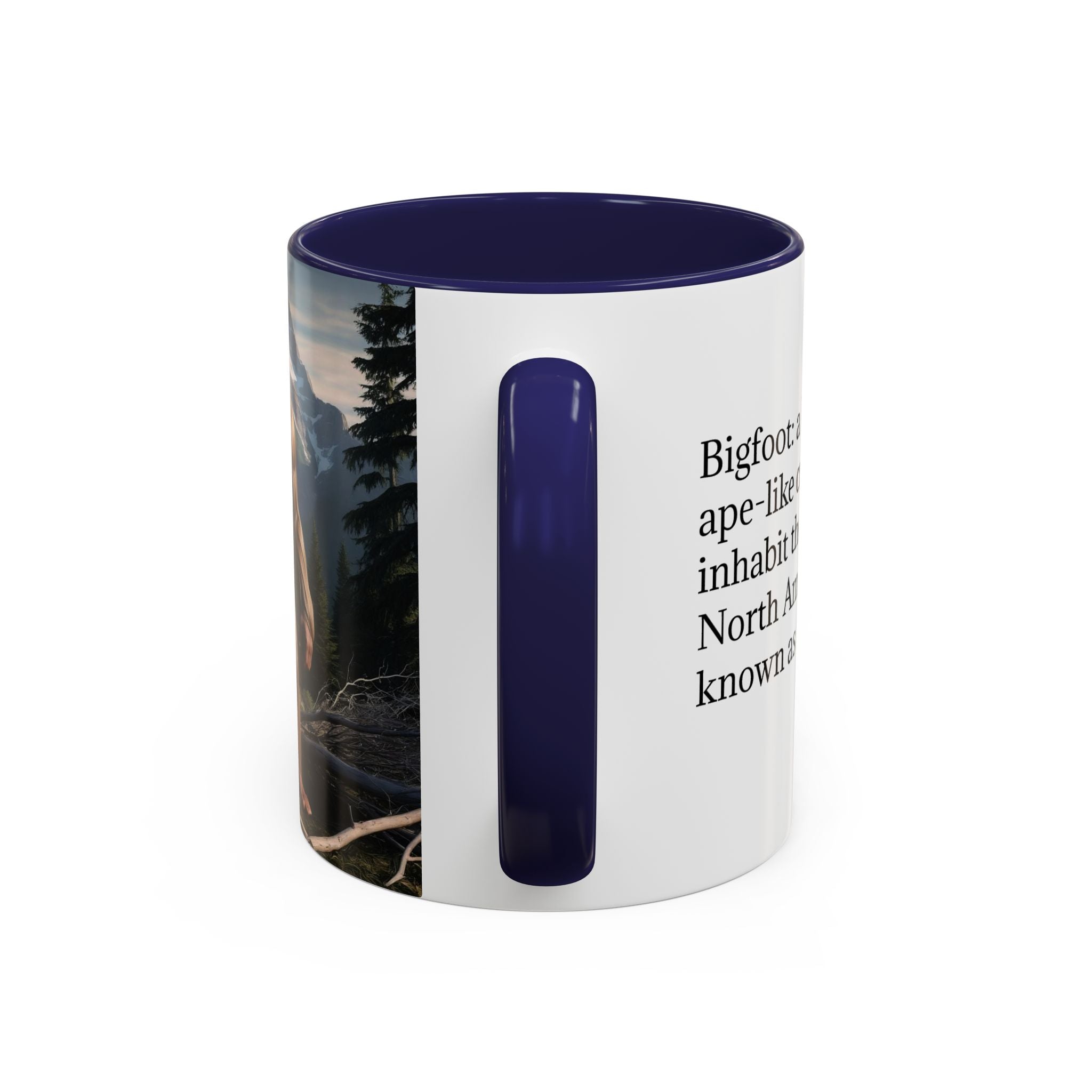 Bigfoot Mug: Sasquatch Coffee Cup, Mythical Creature, Camping Mugs for Men, Cryptozoology