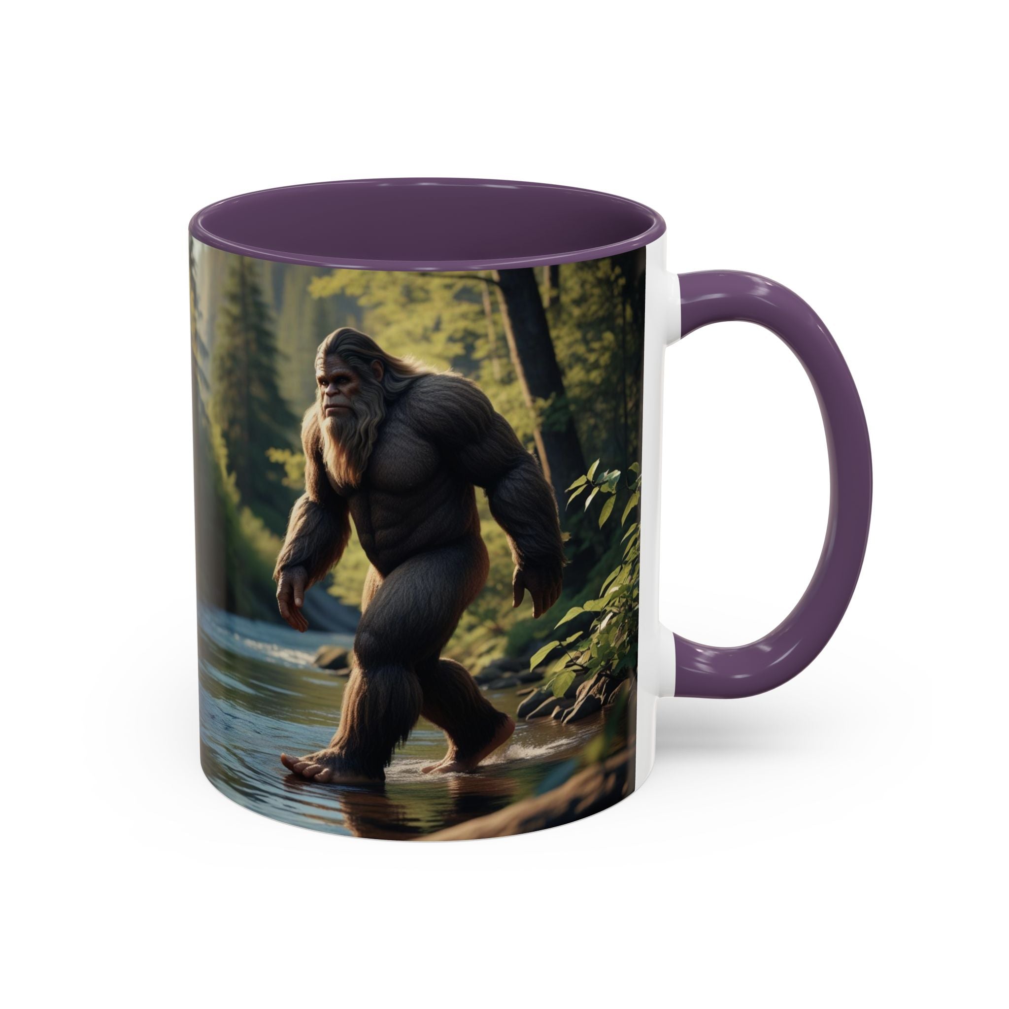 Bigfoot Coffee Mug: Sasquatch, Forest Cryptid, Mythical Creature, Camping Gift