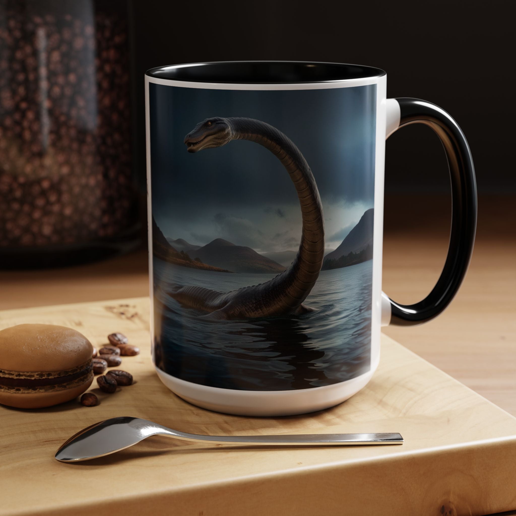 Loch Ness Monster: Nessie Coffee Cup, Legendary Sea Creature, Plesiosaurus Gift