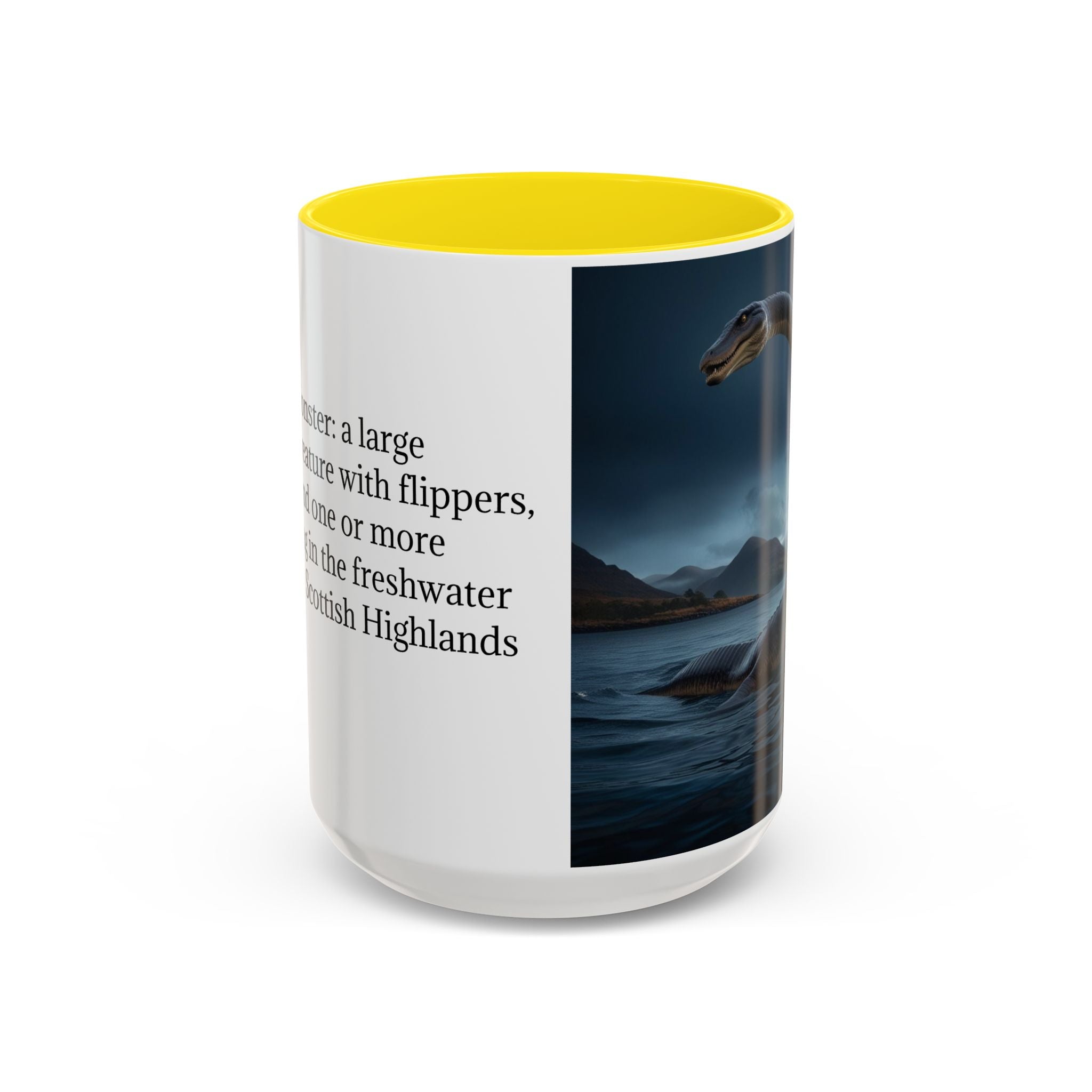 Loch Ness Monster: Nessie Coffee Cup, Legendary Sea Creature, Plesiosaurus Gift