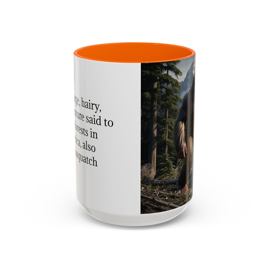 Bigfoot Mug: Sasquatch Coffee Cup, Mythical Creature, Camping Mugs for Men, Cryptozoology