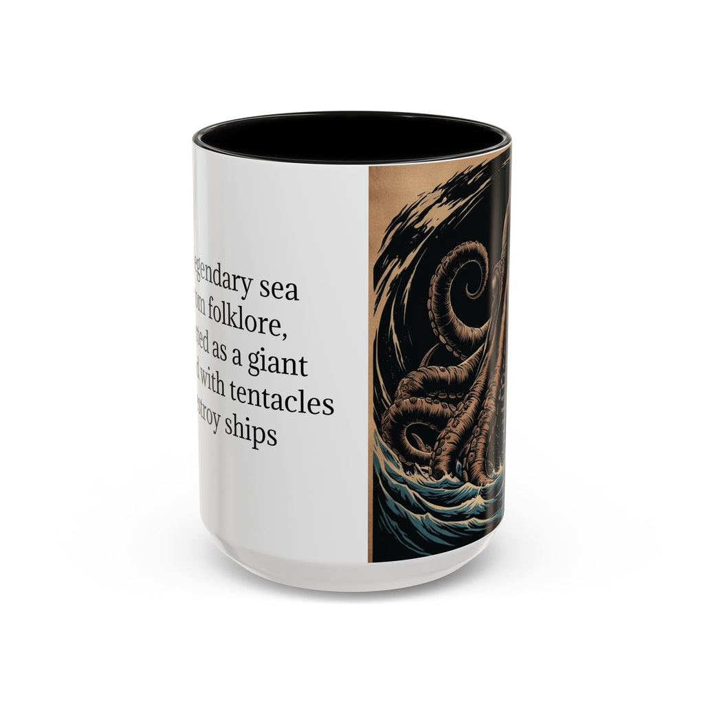 Kraken Coffee Mug: Giant Squid Coffee Cup, Sea Creature, Mugs for Men
