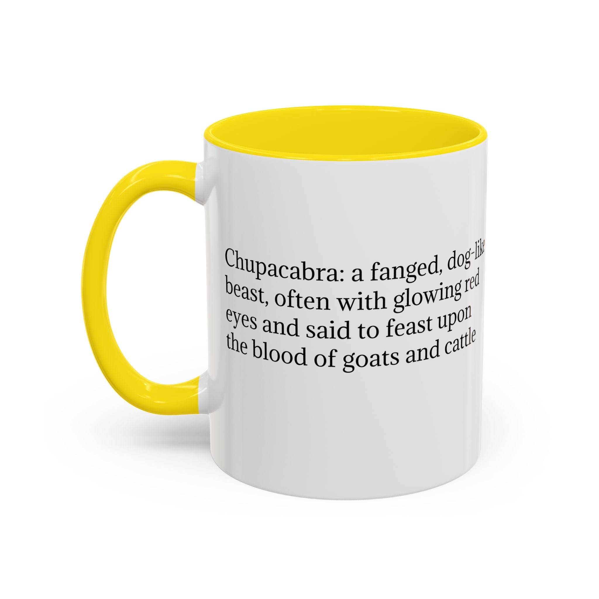 Chupacabra Mug: Supernatural Coffee Cup, Cryptid Beast, Mexican Folklore Gift