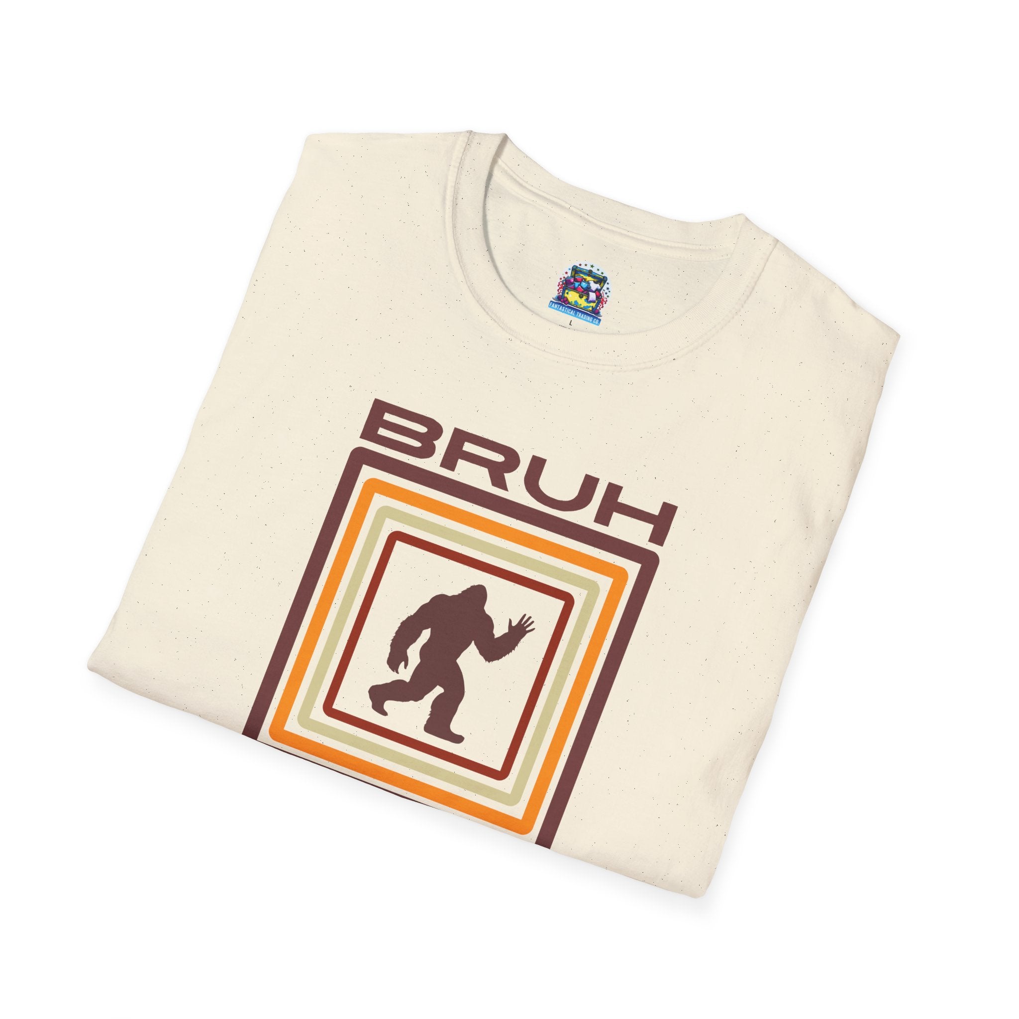 Bigfoot Shirt: Sasquatch Graphic Tee, Bruh, Soft Cotton T-shirt, Legendary Creature