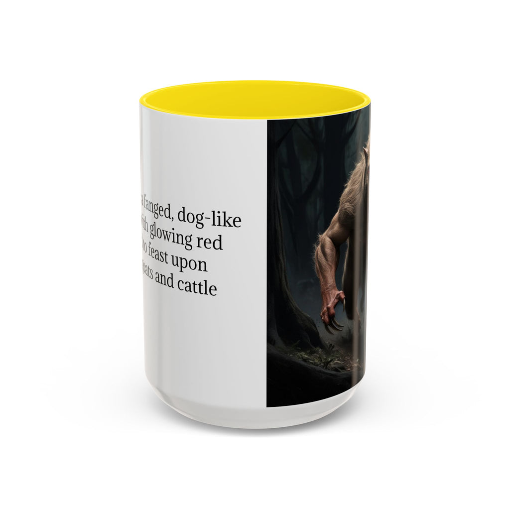 Chupacabra Coffee Mug: Supernatural Beast, Mexican Folklore Gift, Mythical Canine Cryptid