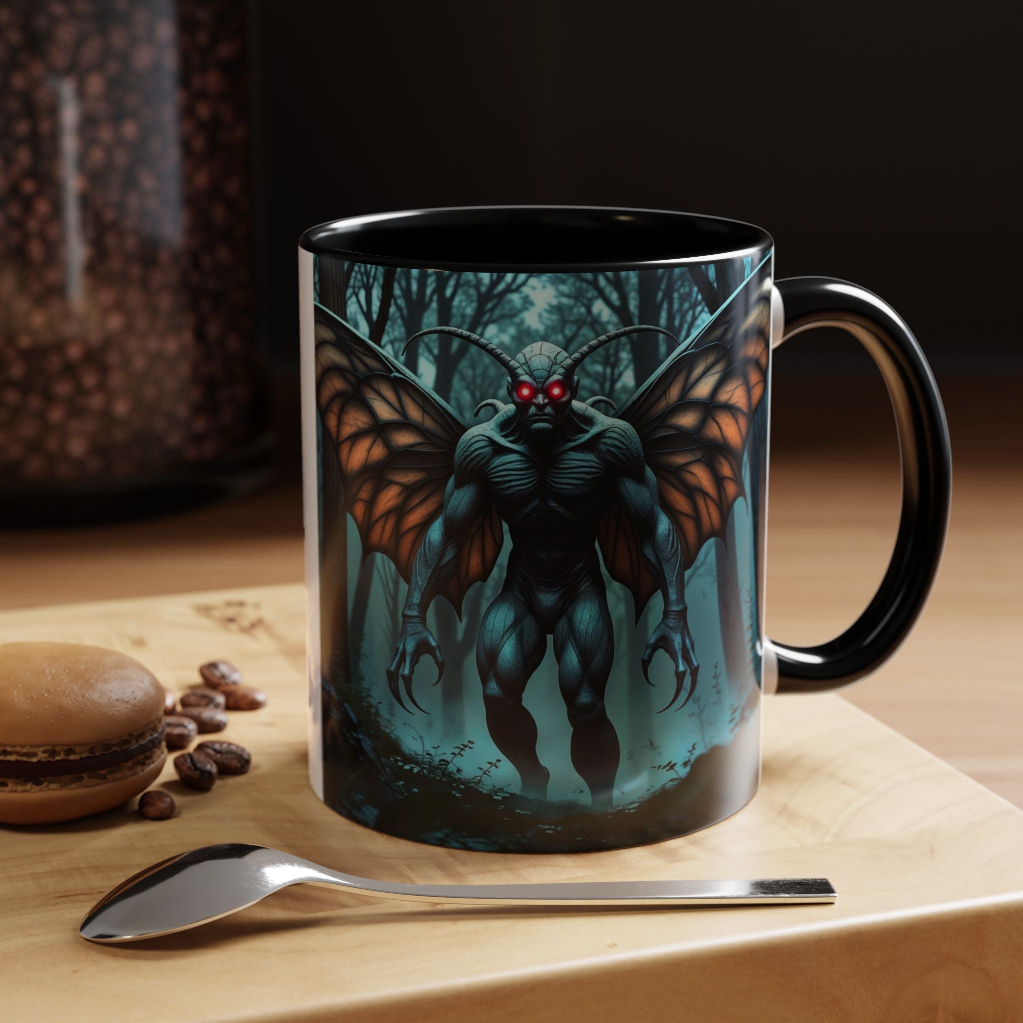 Mothman Mug: Supernatural Coffee Cup, Mythical Creature, Urban Legend (Forrest)