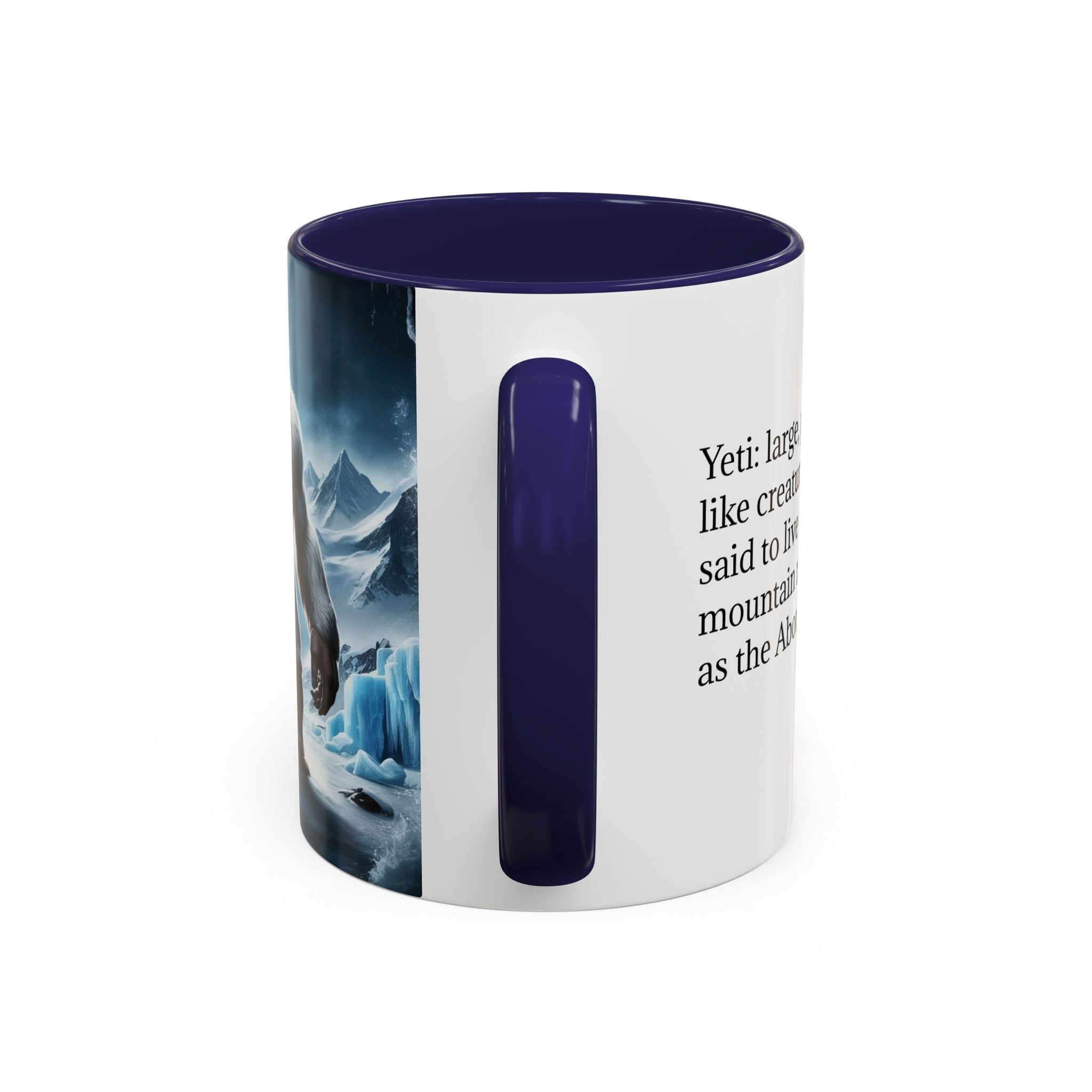 Yeti Coffee Mug: Abominable Snowman, Sasquatch Camping Gift, Himalayan Mountain Cryptid