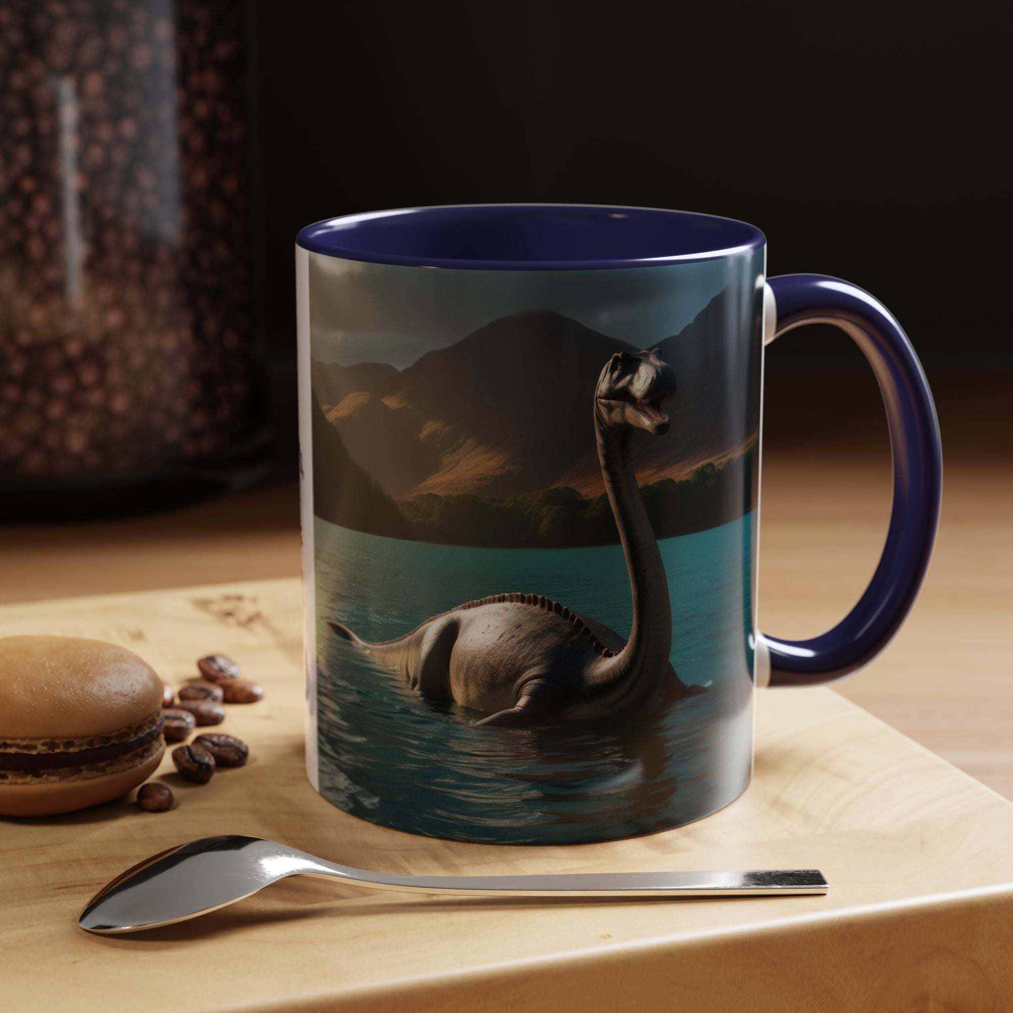 Loch Ness Monster Coffee Mug: Nessie Cryptid Gift, Scottish Sea Creature