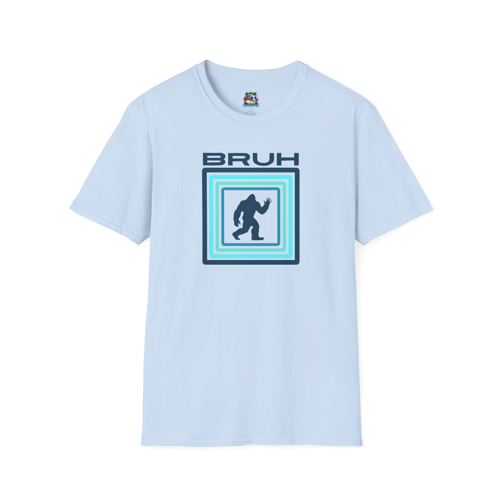 Bigfoot Graphic Tee: Sasquatch Shirt, Bruh, Soft Cotton T-shirt, Legendary Cryptid