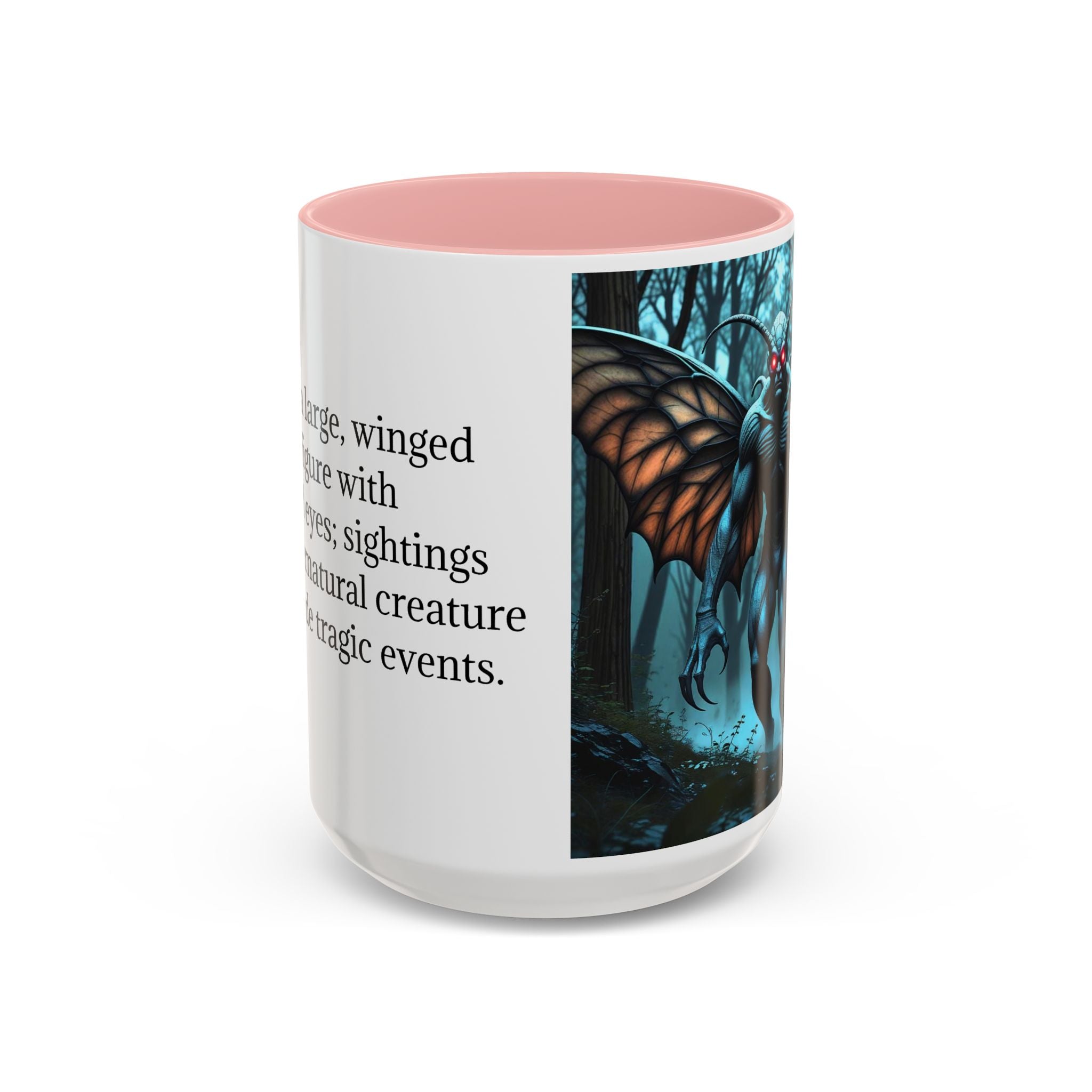 Mothman Mug: Supernatural Coffee Cup, Mythical Creature, Urban Legend (Forrest)