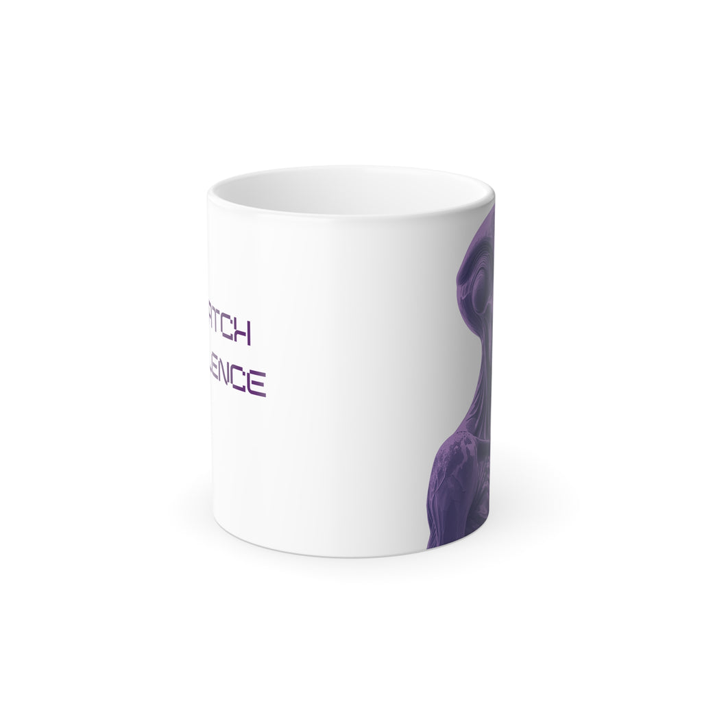 Alien Mug - Color Changing Coffee Cup: Roswell Extraterrestrial, Conspiracy Theory