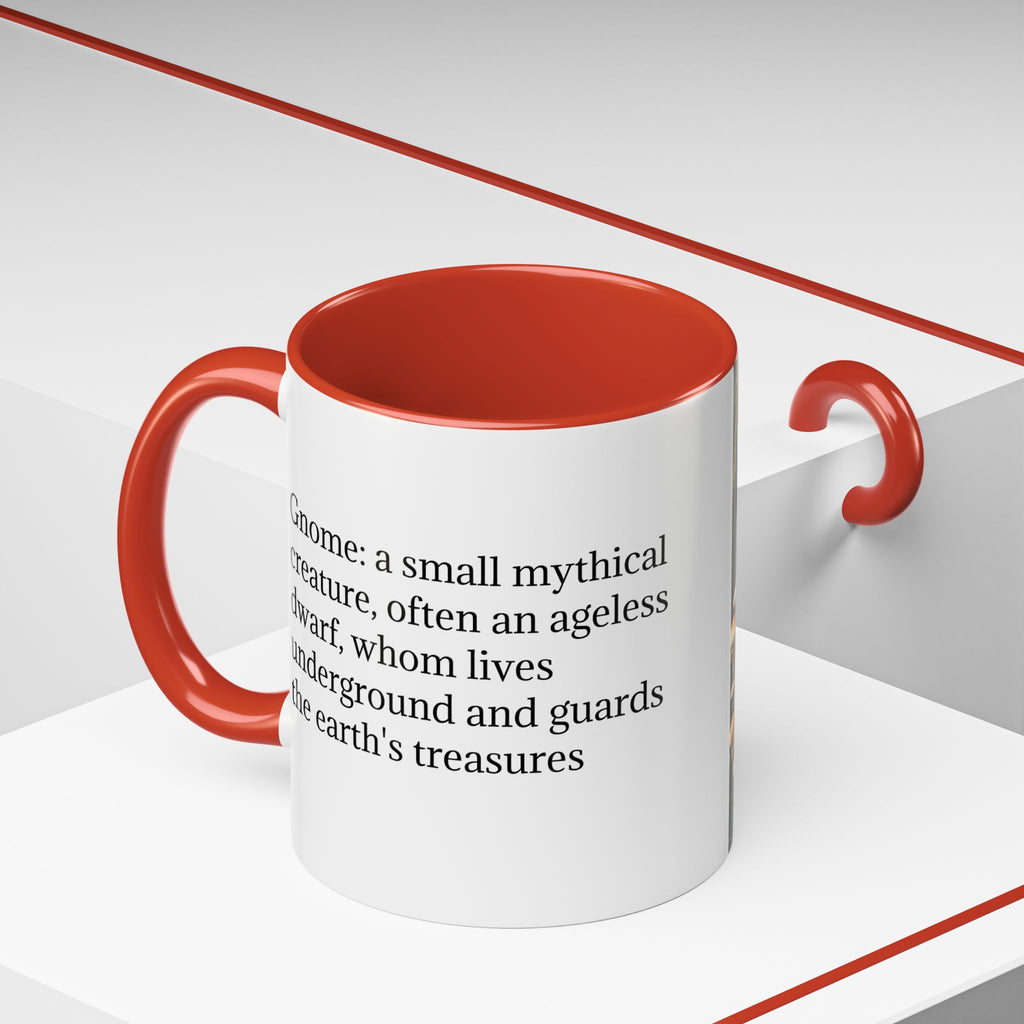 Gnome Coffee Mug: Nordic Folklore Gift, Scandinavian Nisse, Enchanted Mushroom Garden
