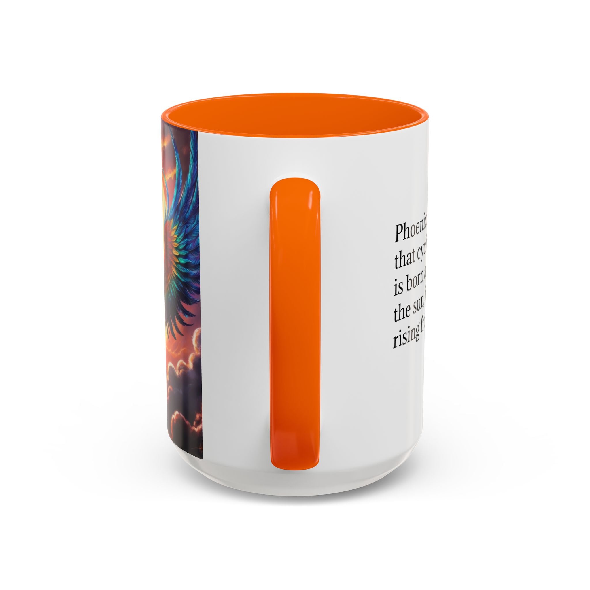Phoenix Bird Coffee Cup: Mythical Creature, Firebird Coffee Mug, Rise from the Ashes