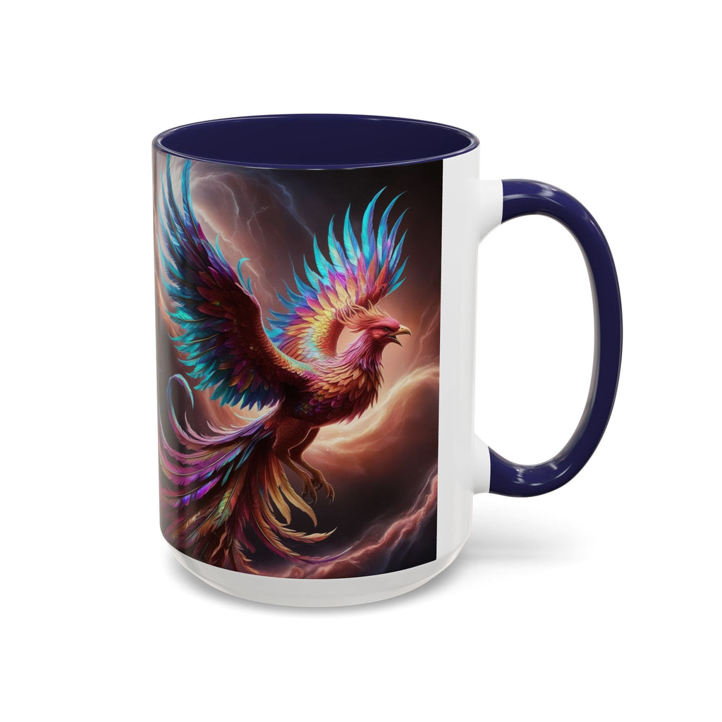Phoenix Coffee Mug: Legendary Creature, Firebird Cryptid Coffee Cup, Renewal Rebirth