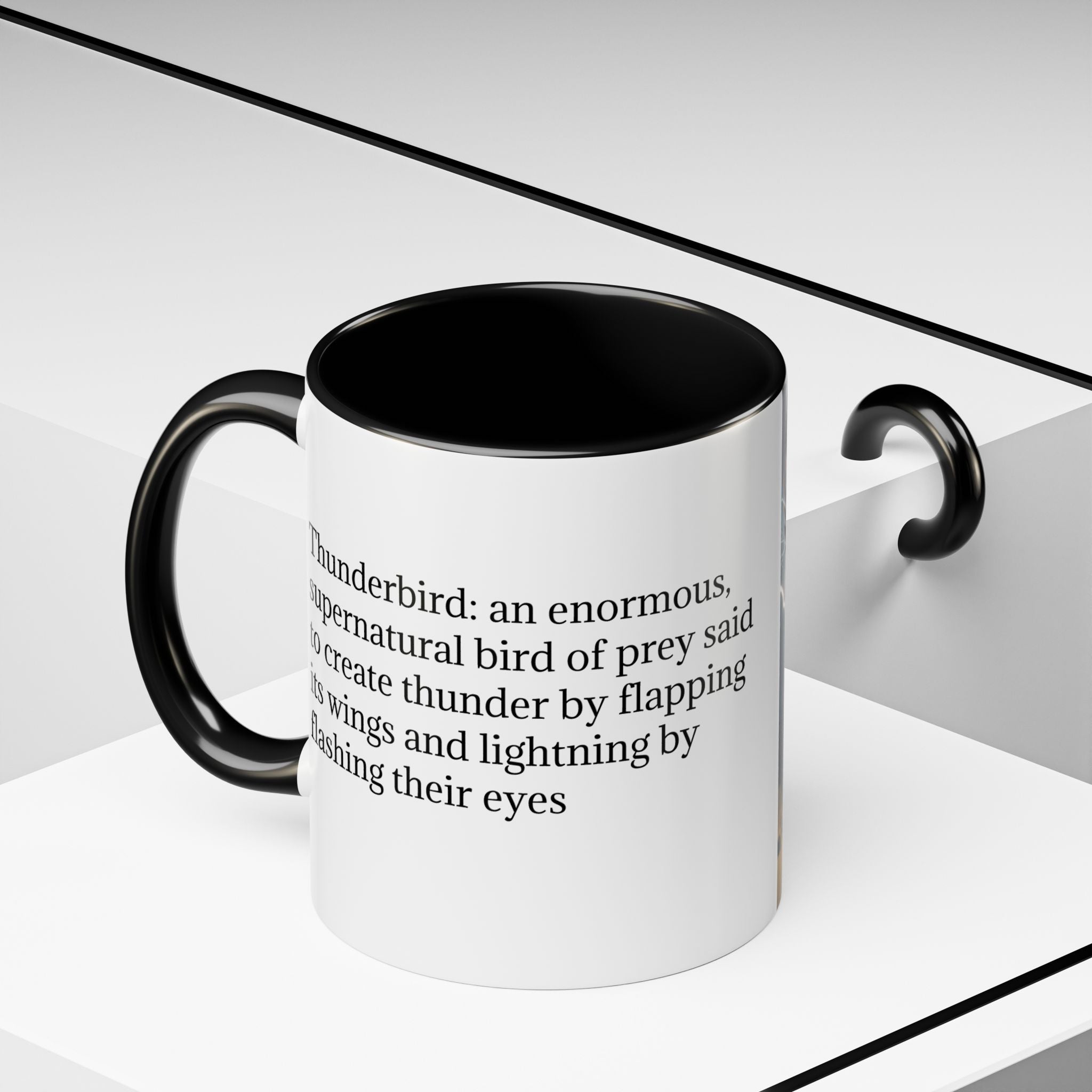Thunderbird Coffee Cup: Legendary Creature, Spirit Animal, Cryptid Mugs for Men