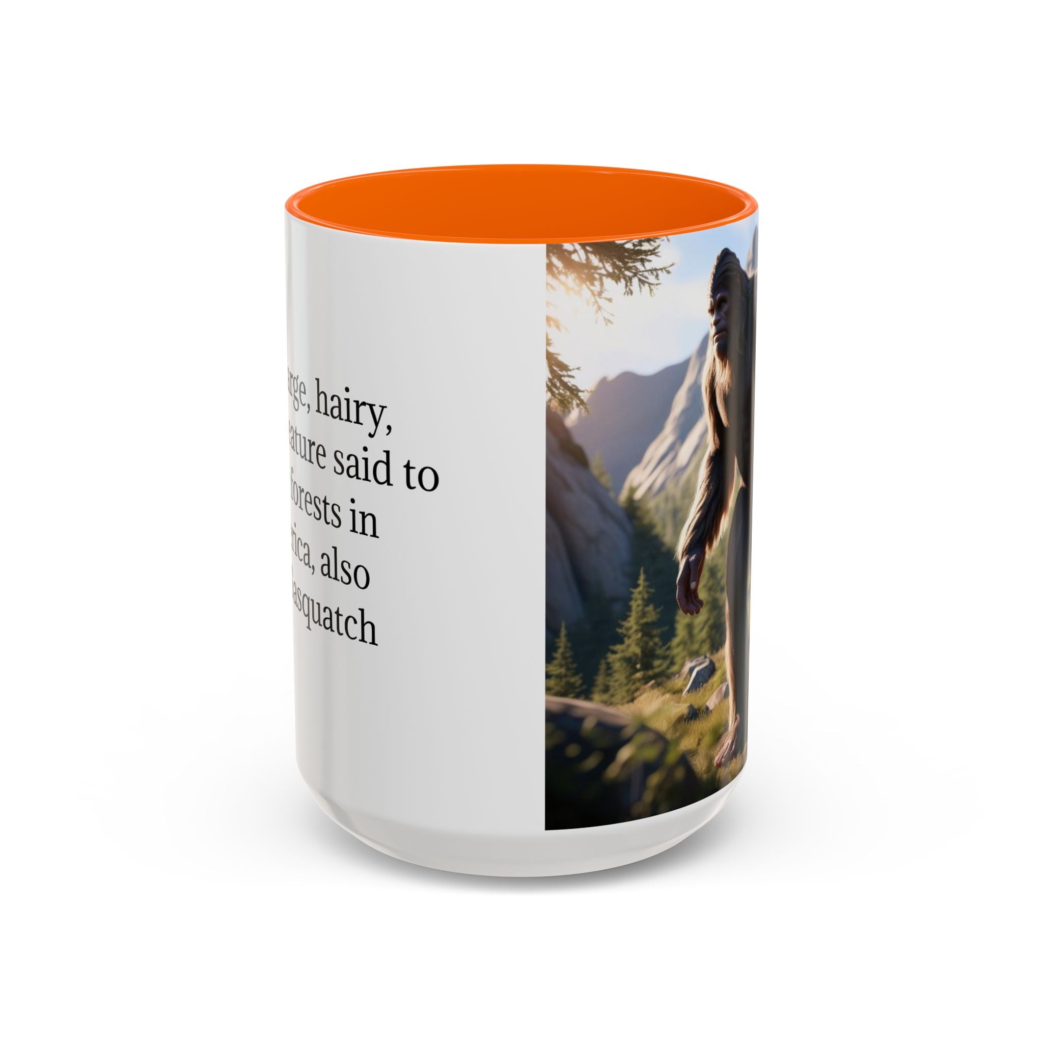 Bigfoot Coffee Cup: Sasquatch Coffee Mug, Pacific Northwest Cryptid, Mythical Creature
