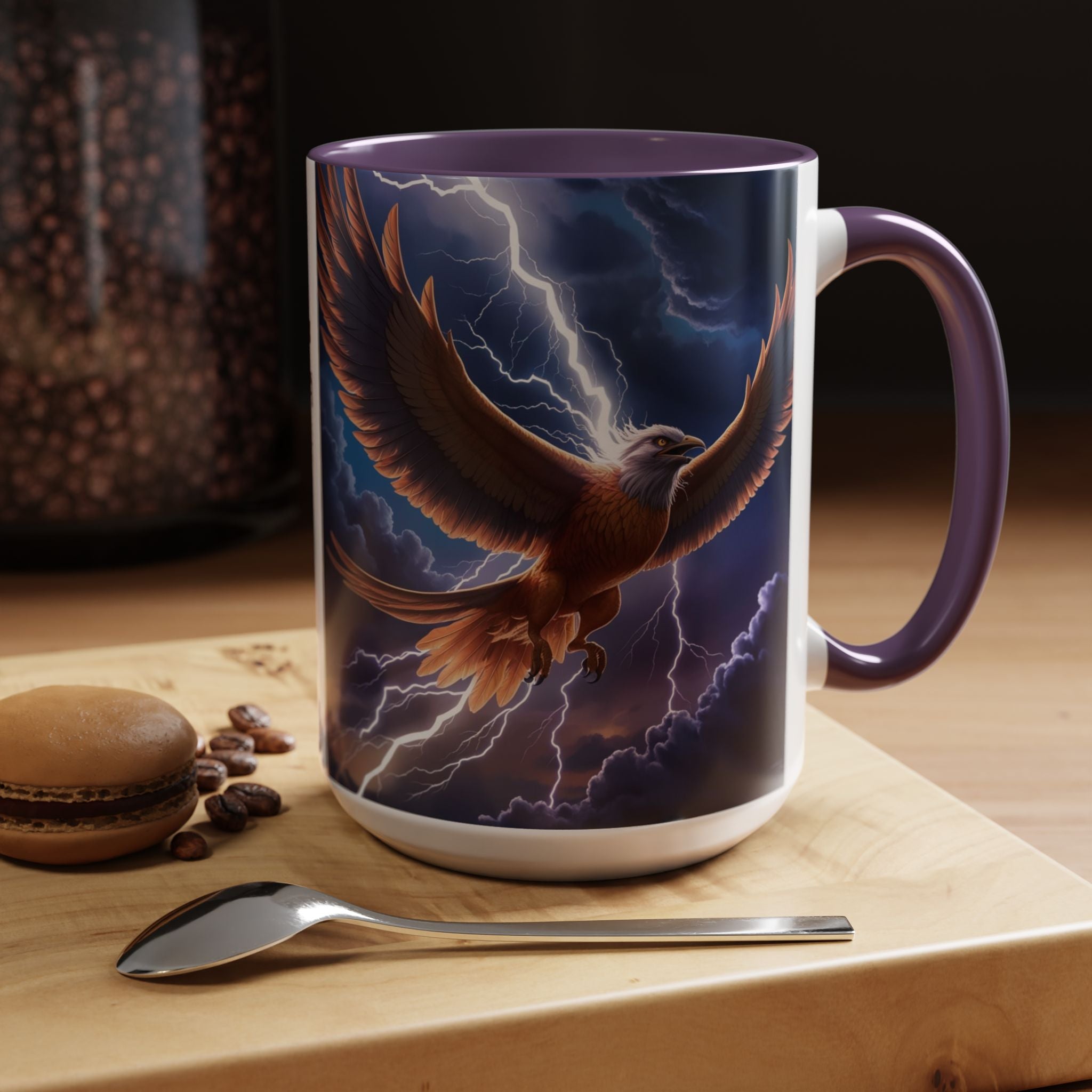 Thunderbird Coffee Mug: Native American Spirit Animal, Southwest Folklore