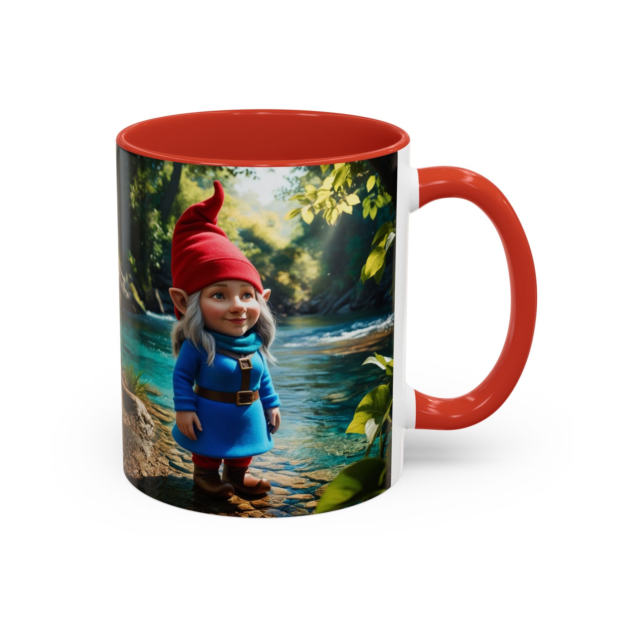 Gnome Mug: Scandinavian Nisse, Nordic Folklore Gift, Mythical Creature Coffee Cup